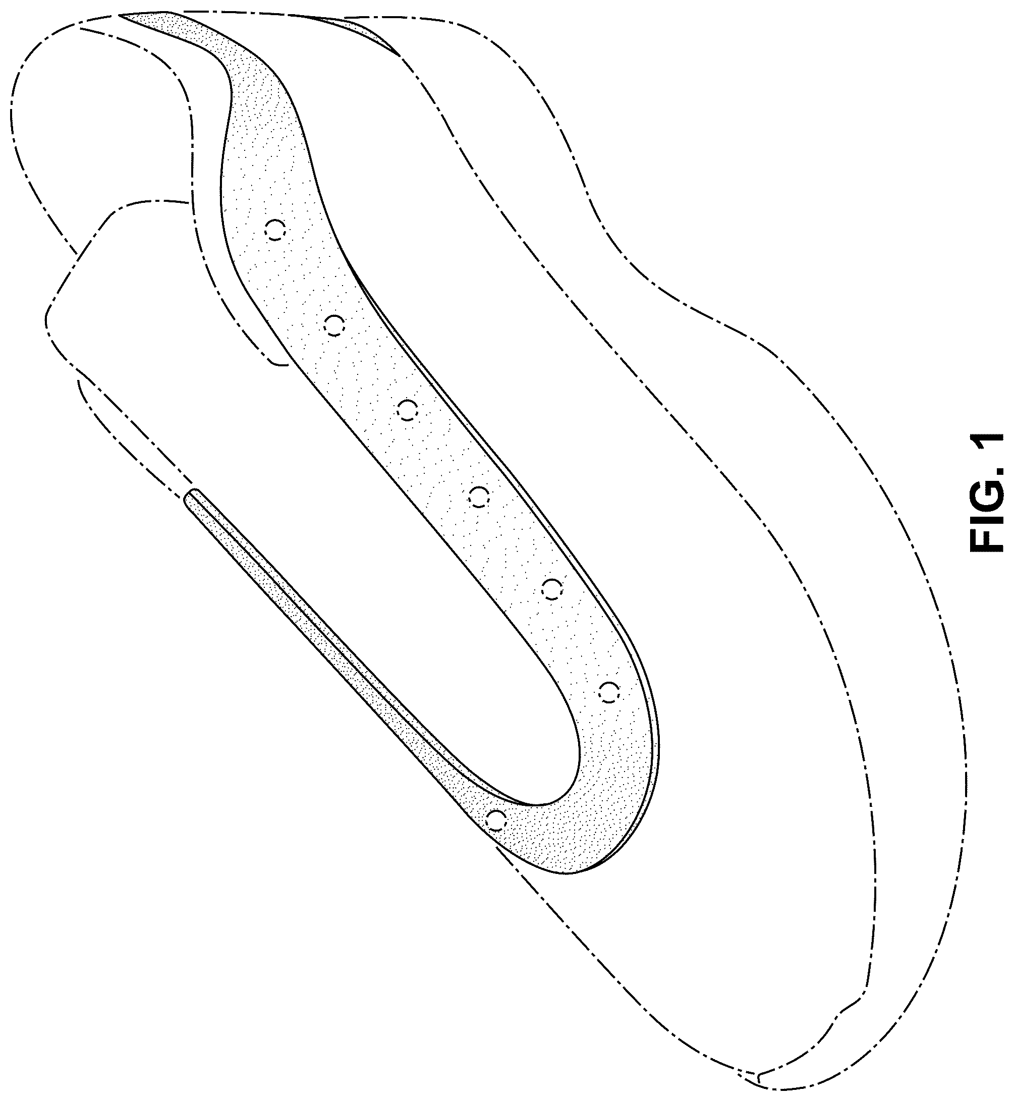 Patent USD1043088 — Shoe — Figure 1
