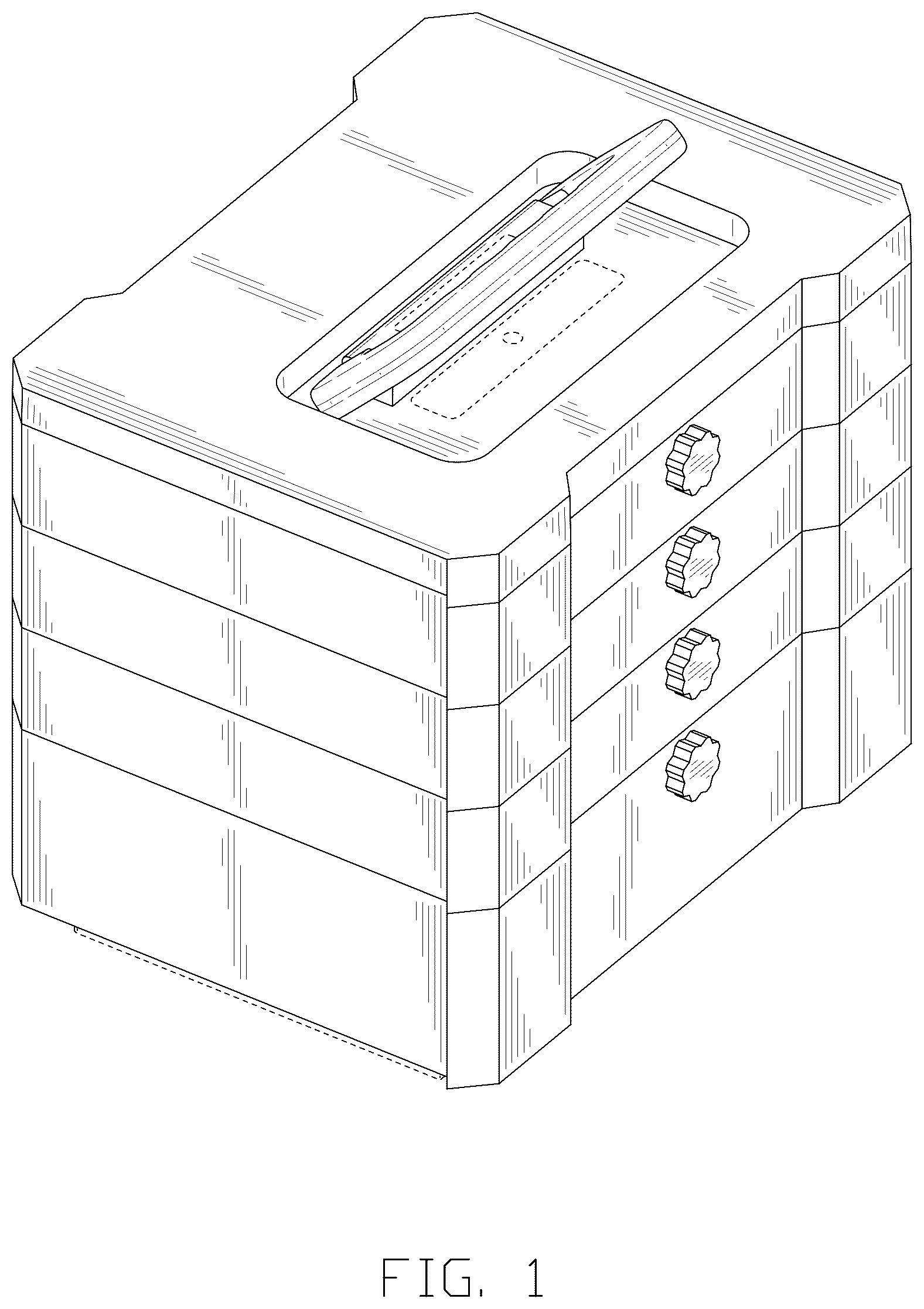 Patent USD1043112 — Tool box — Figure 1