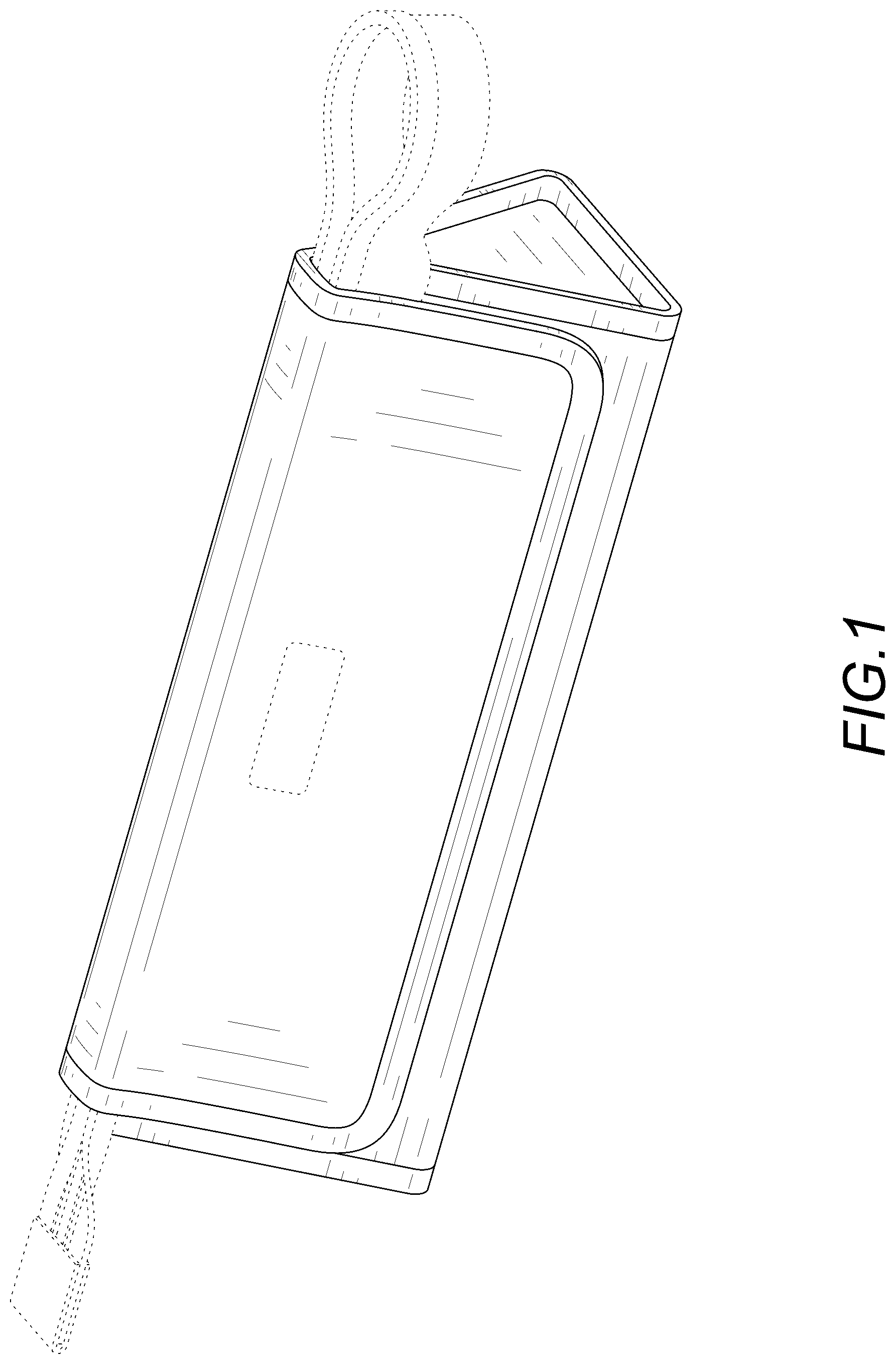 Patent USD1043116 — Hair tools travel bag — Figure 1