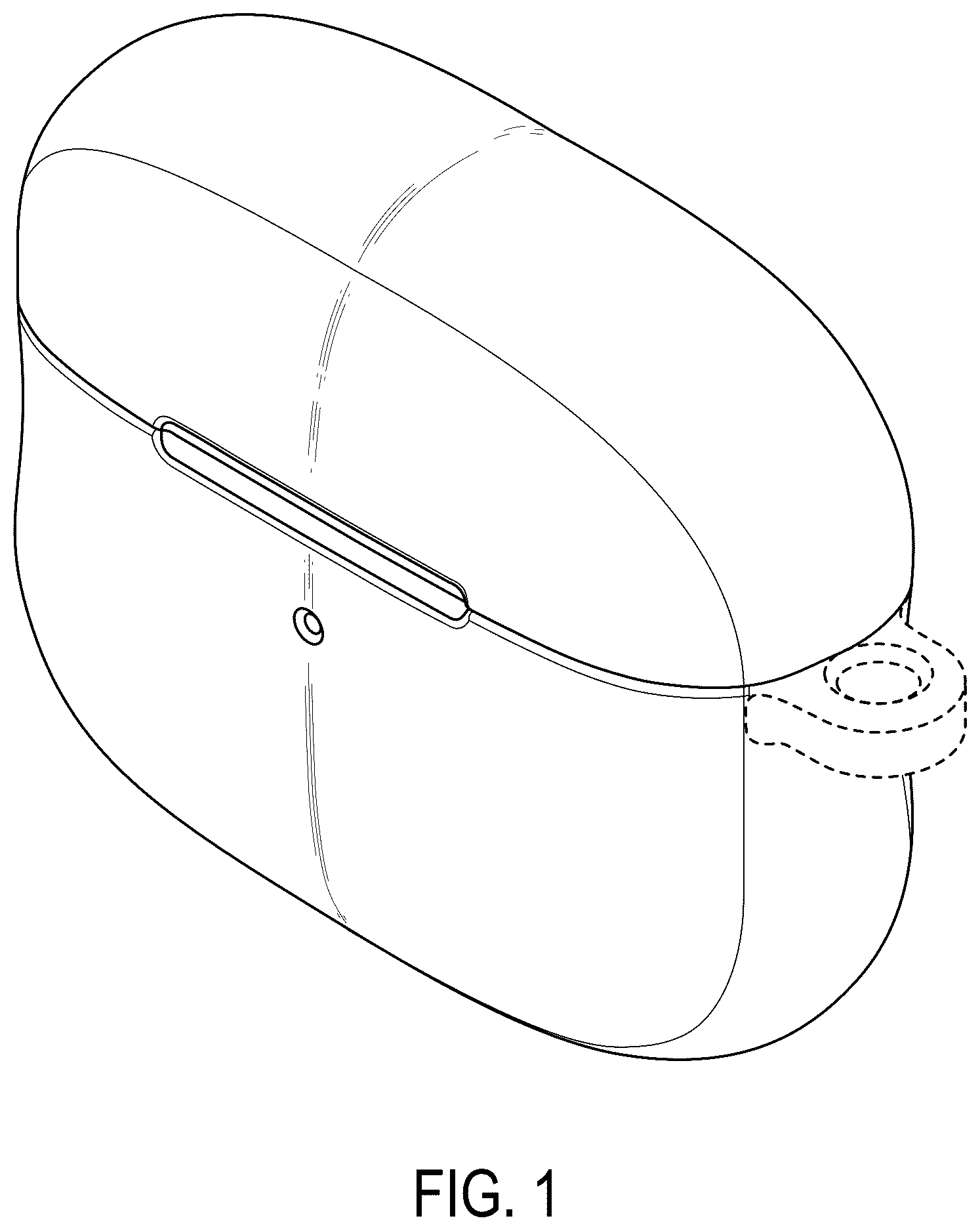 Patent USD1043118 Figure 1 – Cover for earphone case