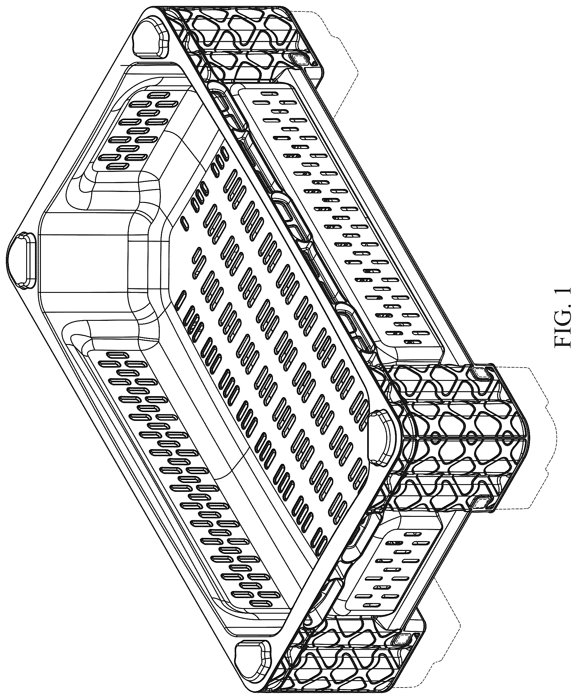 Patent USD1043123 — Bin — Figure 1