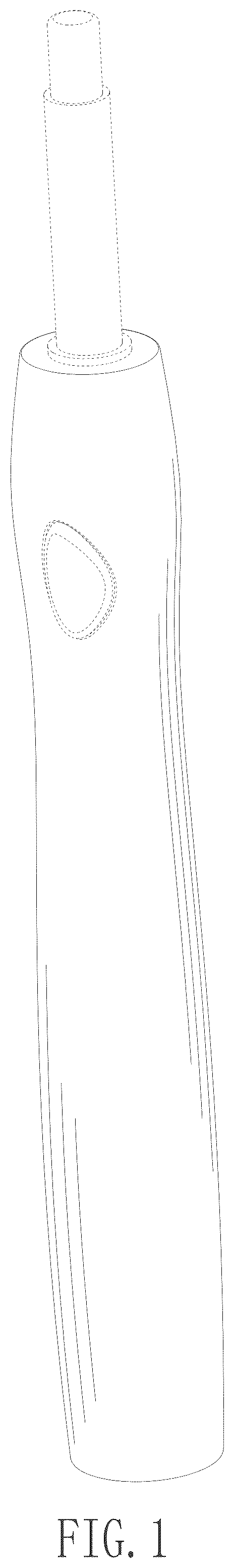 Patent USD1043127 — Electric toothbrush handle — Figure 1