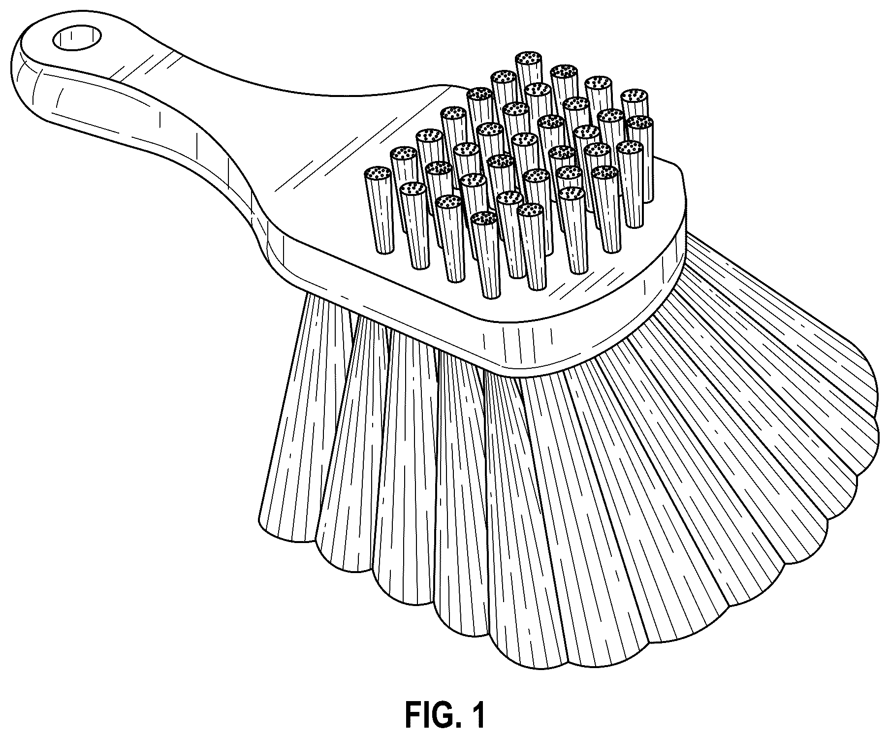 Patent USD1043130 — Combination scrub brush — Figure 1