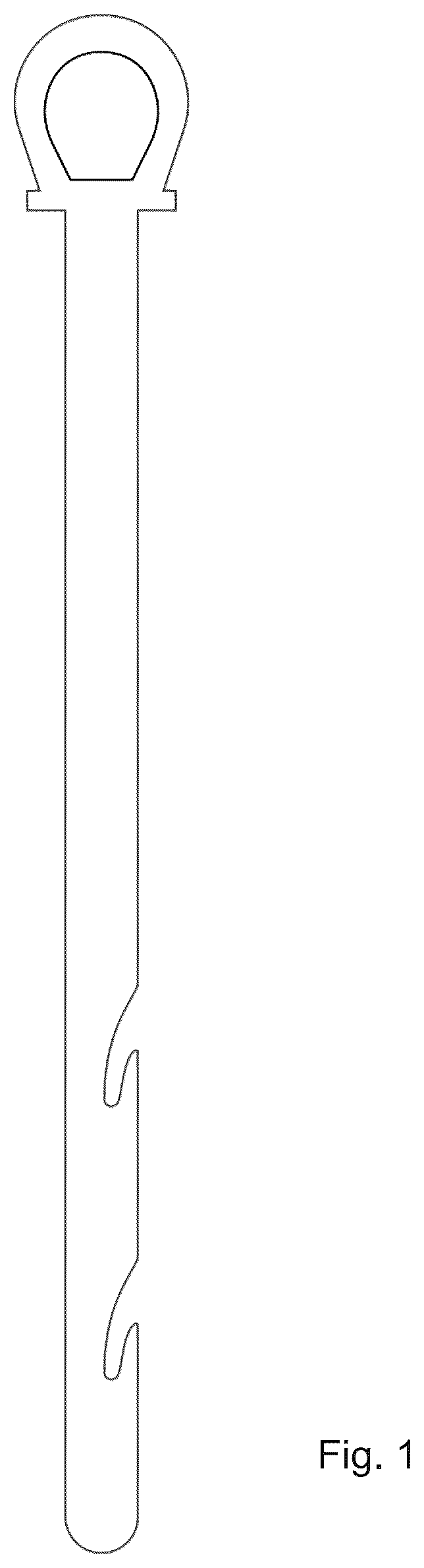 Patent USD1043134 — Garment closure hook — Figure 1