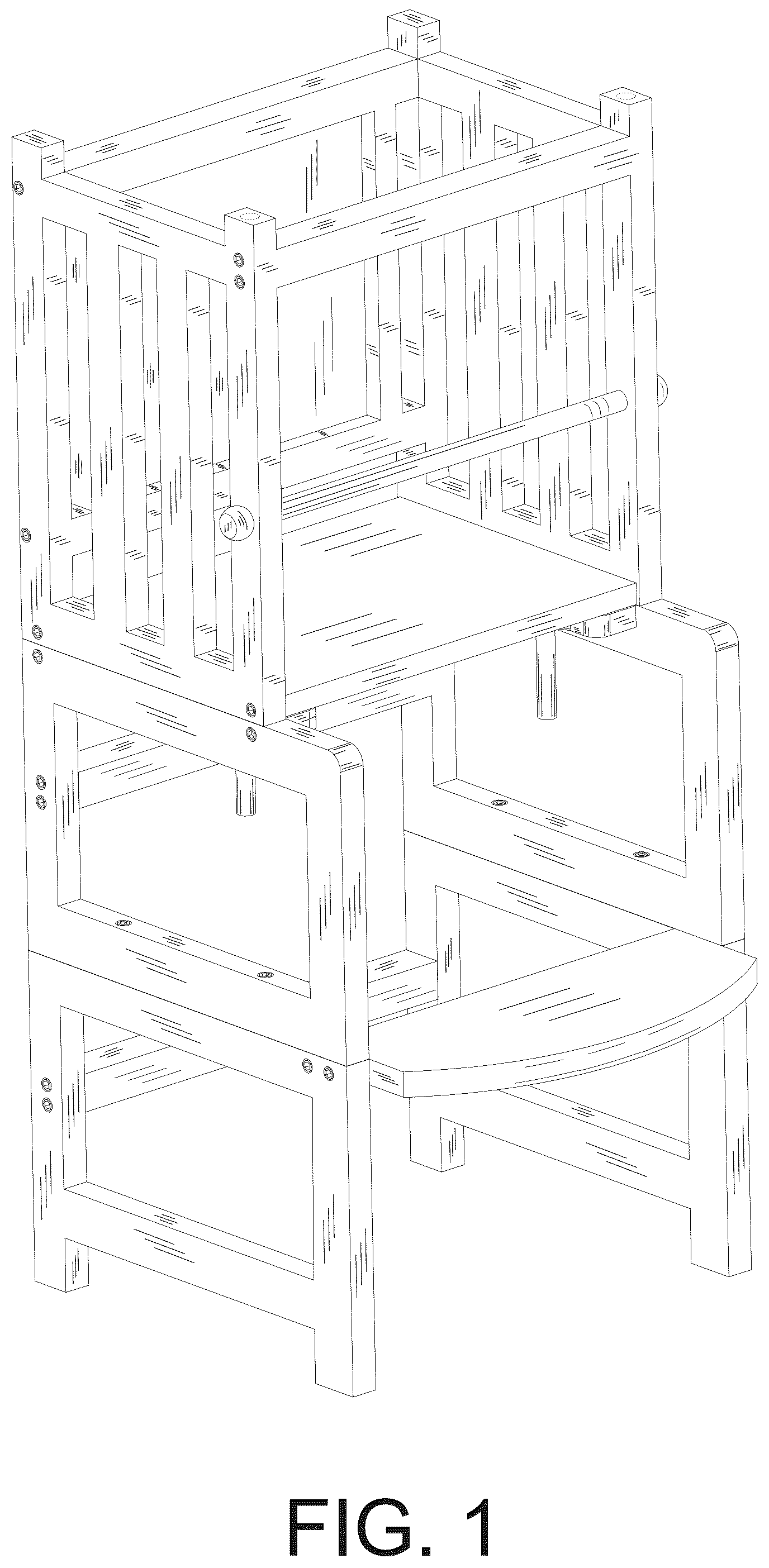 Patent USD1043147 — Learning tower — Figure 1