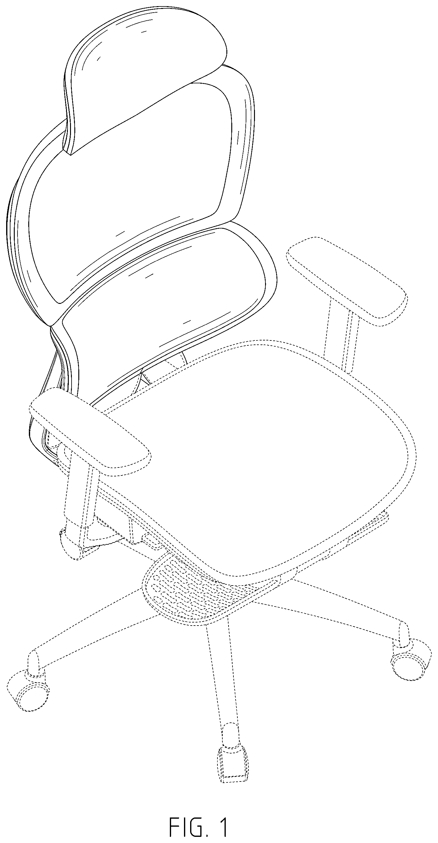 Patent USD1043150 — Office chair — Figure 1