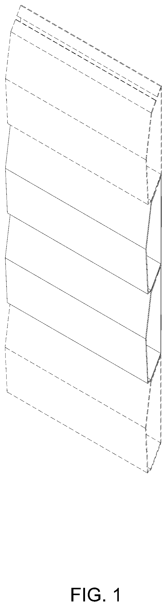Patent USD1043177 — Shade panel portion — Figure 1