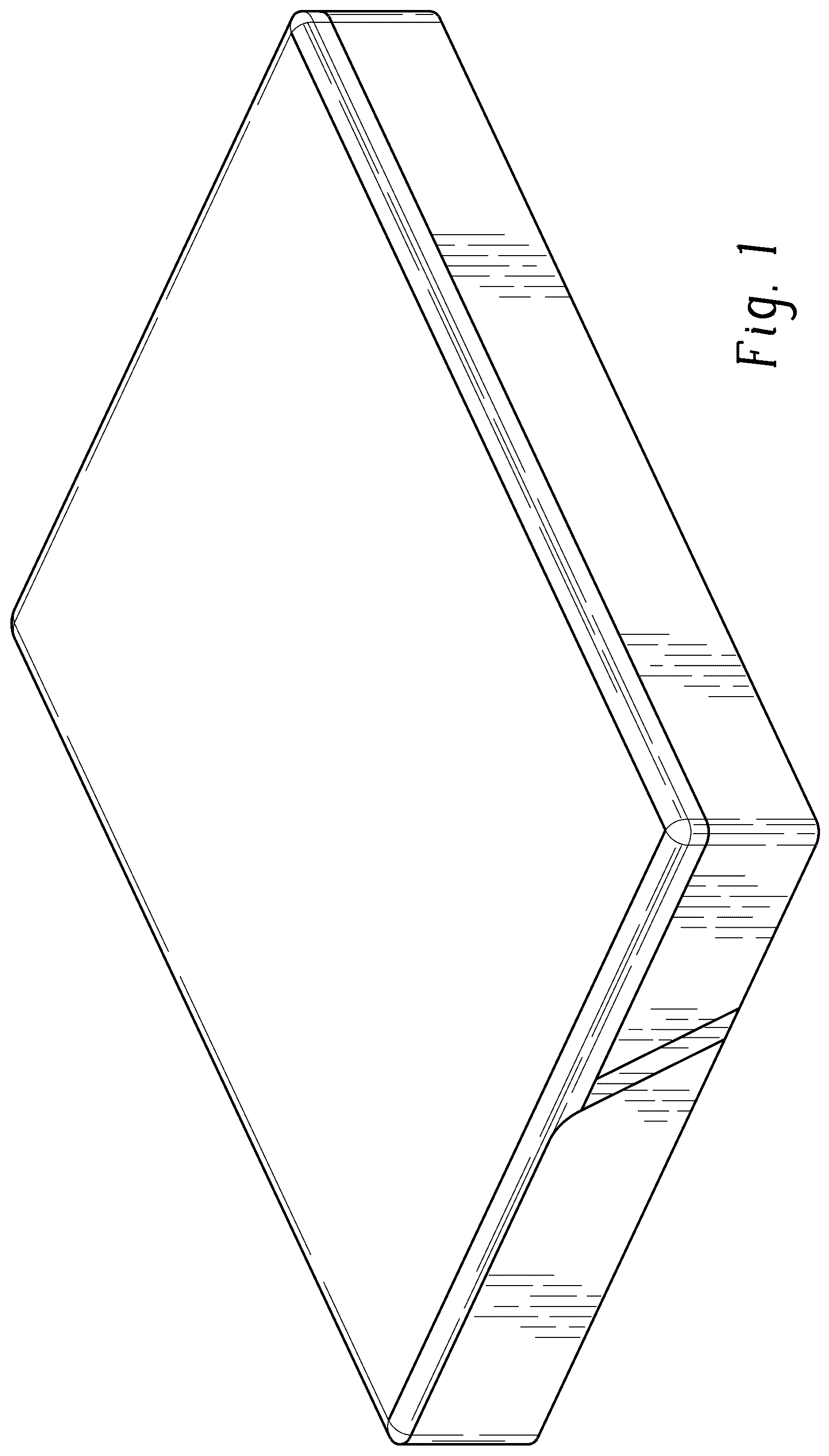 Patent USD1043187 — Mattress — Figure 1
