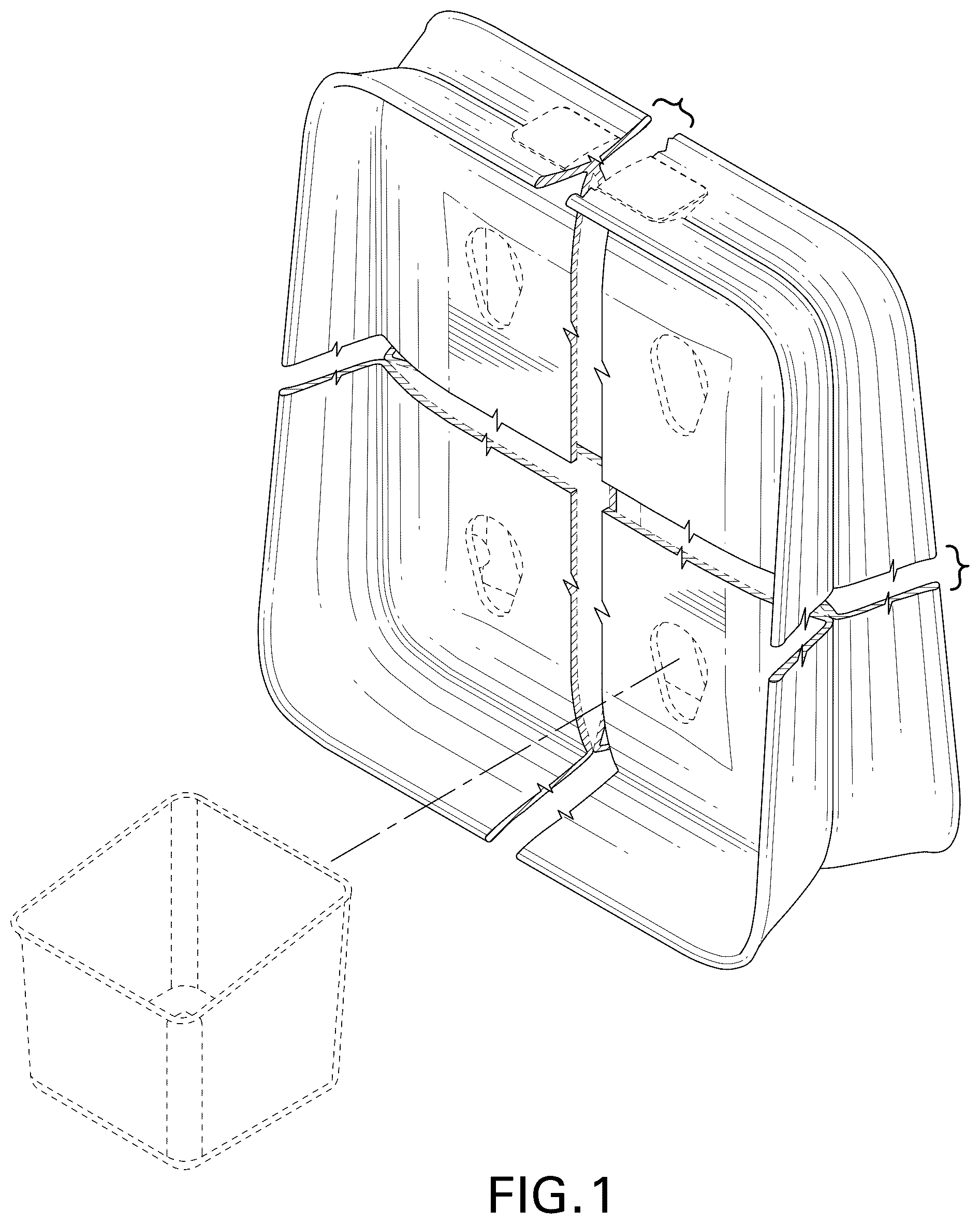Patent USD1043195 — Tea stand — Figure 1