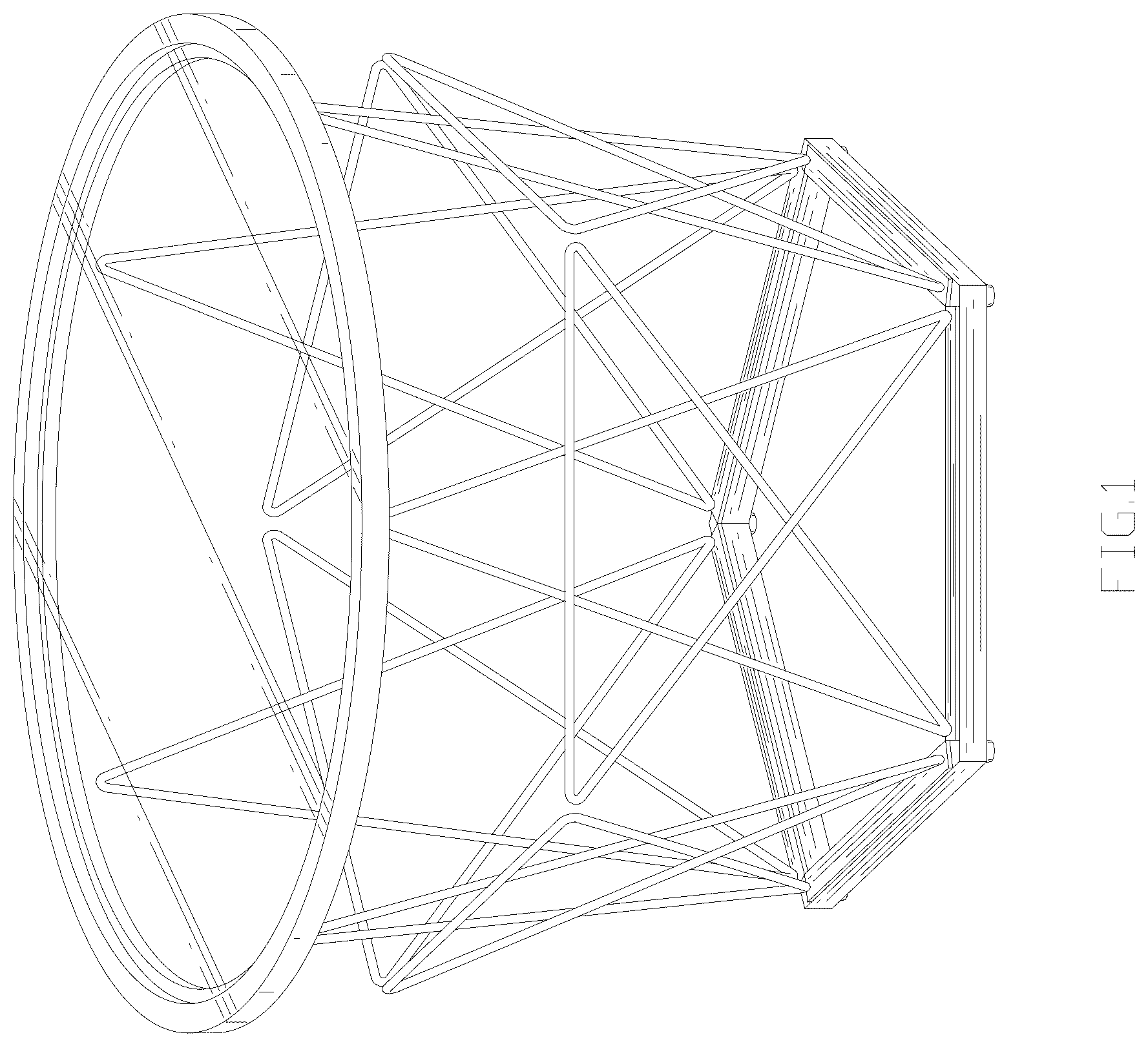 Patent USD1043202 Figure 1 – Coffee table