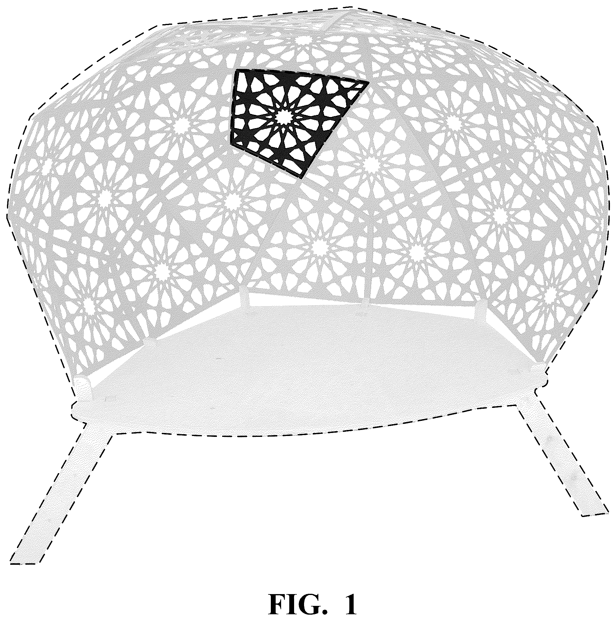 Patent USD1043209 Figure 1 – Chair