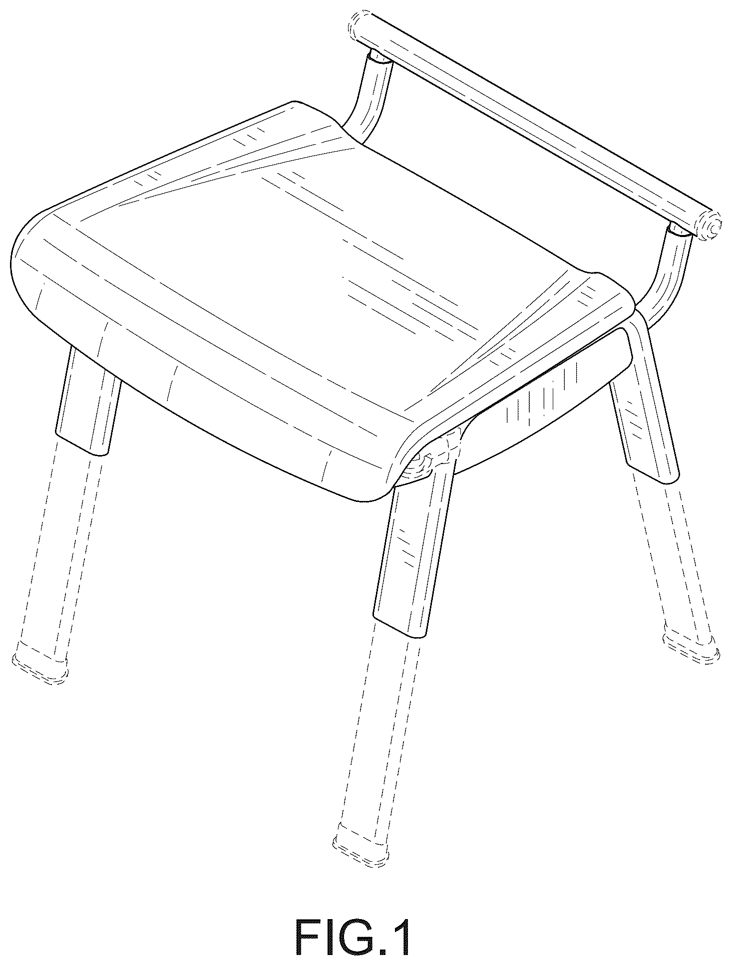 Patent USD1043210 — Shower chair — Figure 1