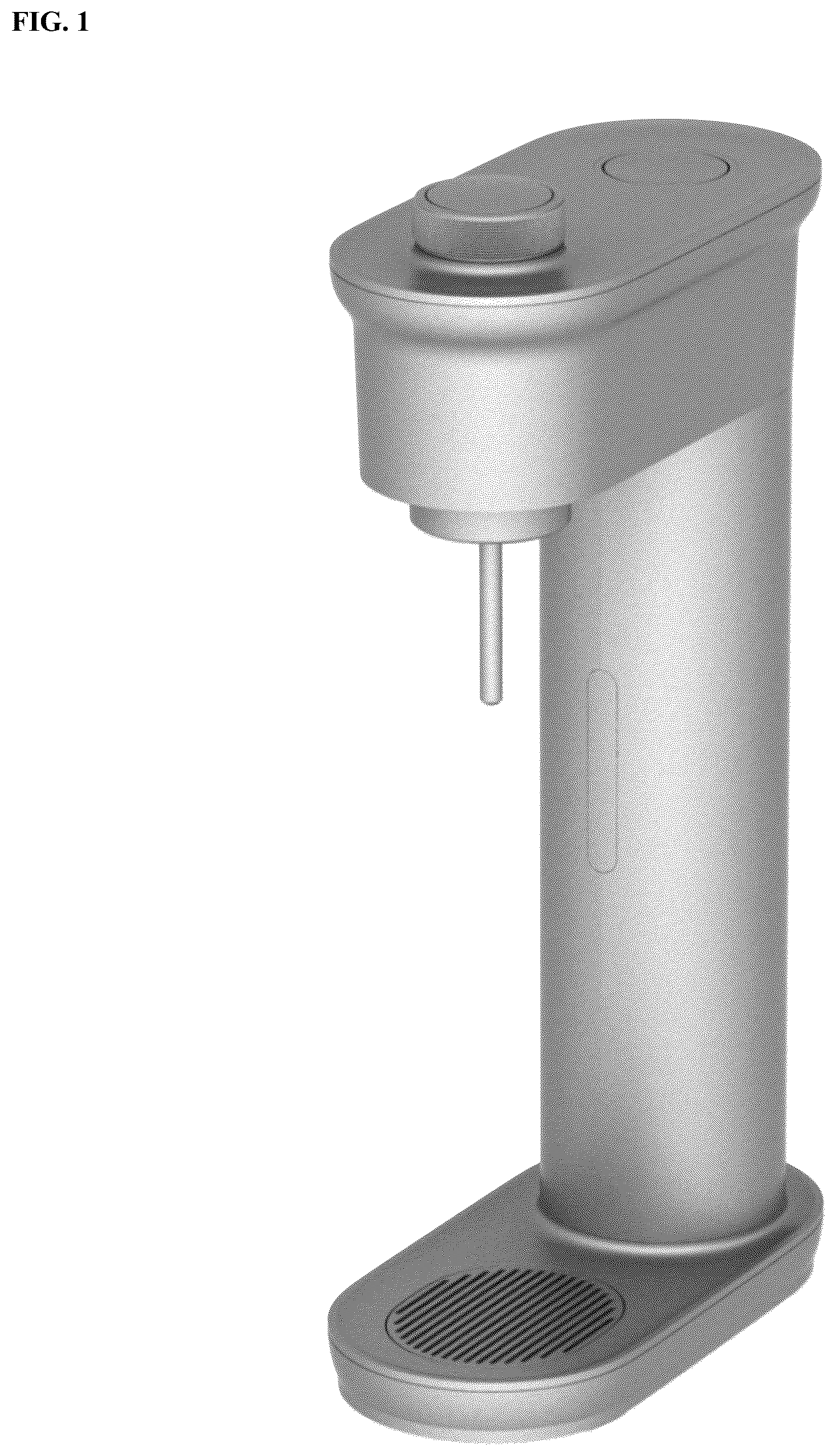 Patent USD1043220 — Soda maker — Figure 1