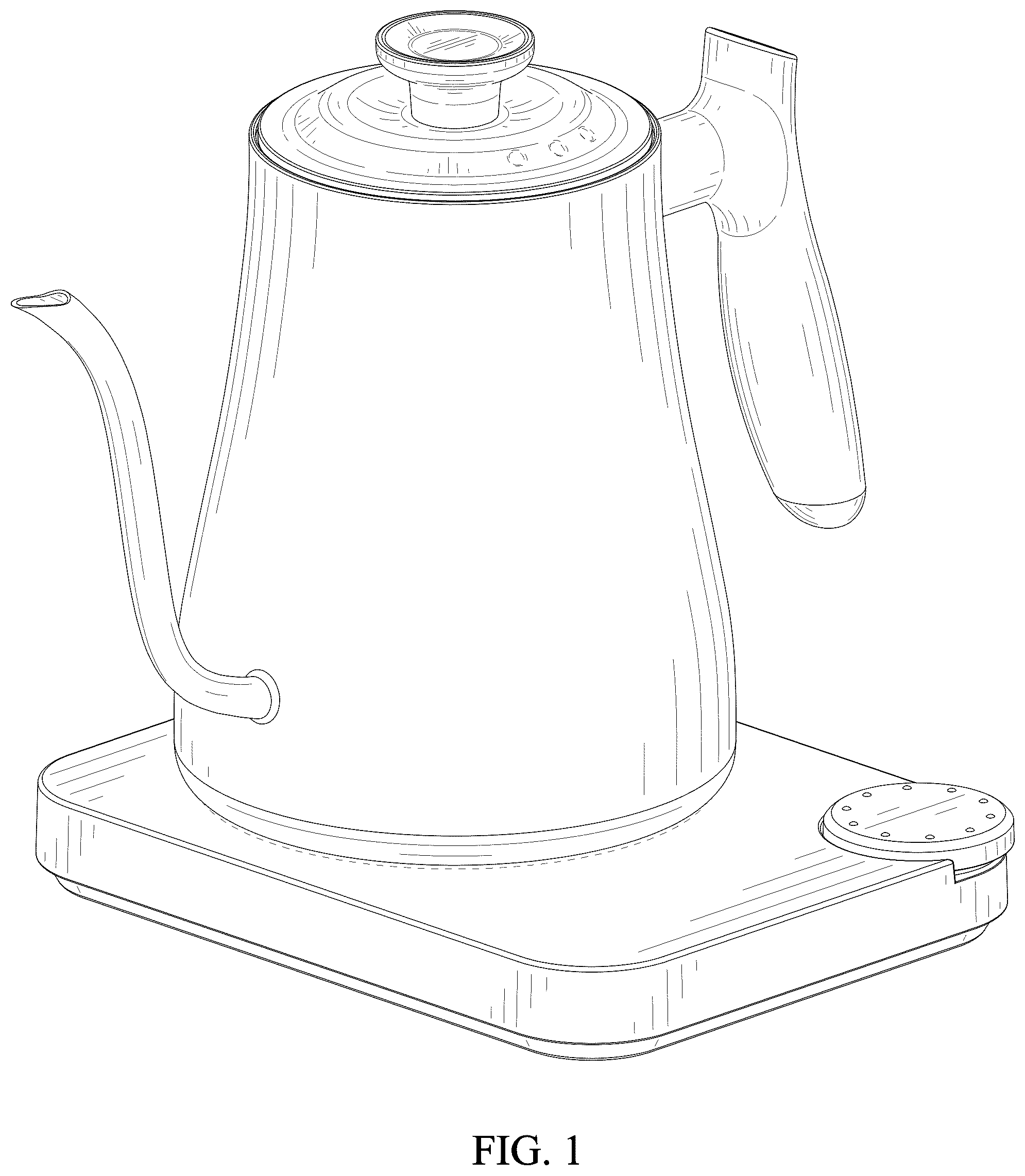 Patent USD1043222 Figure 1 – Kettle