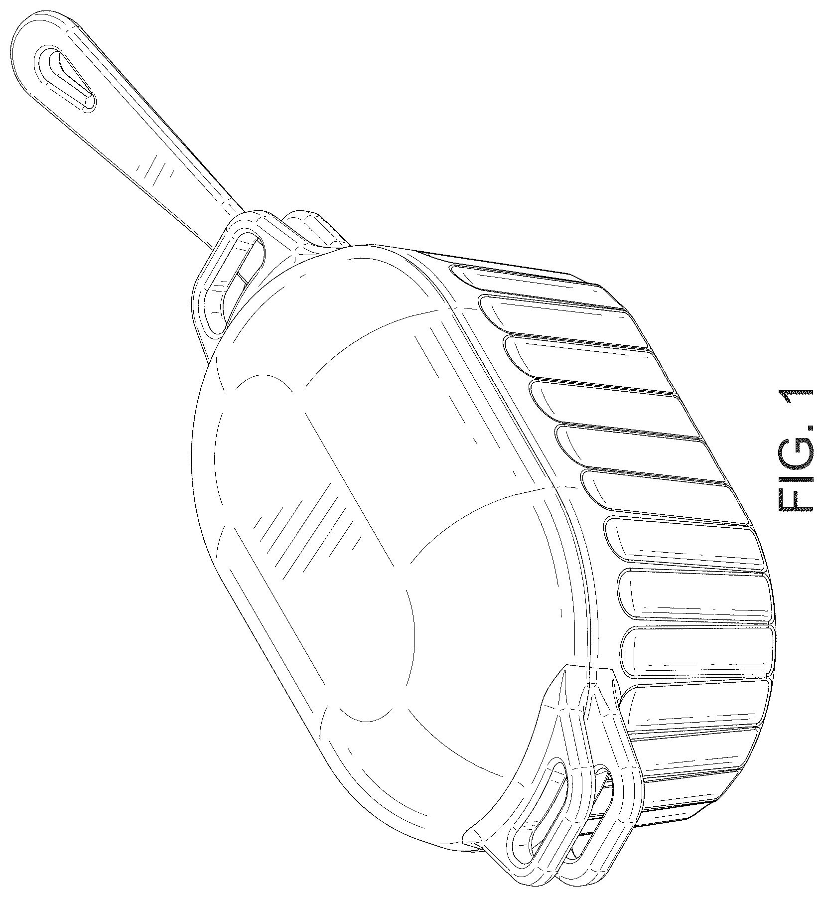 Patent USD1043231 — Cast iron pot — Figure 1