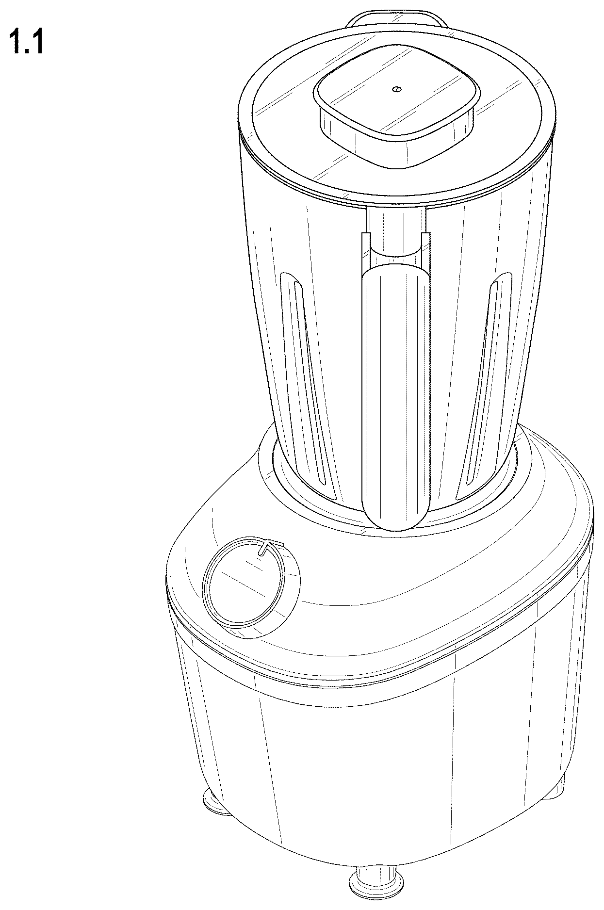 Patent USD1043232 — Blender — Figure 1