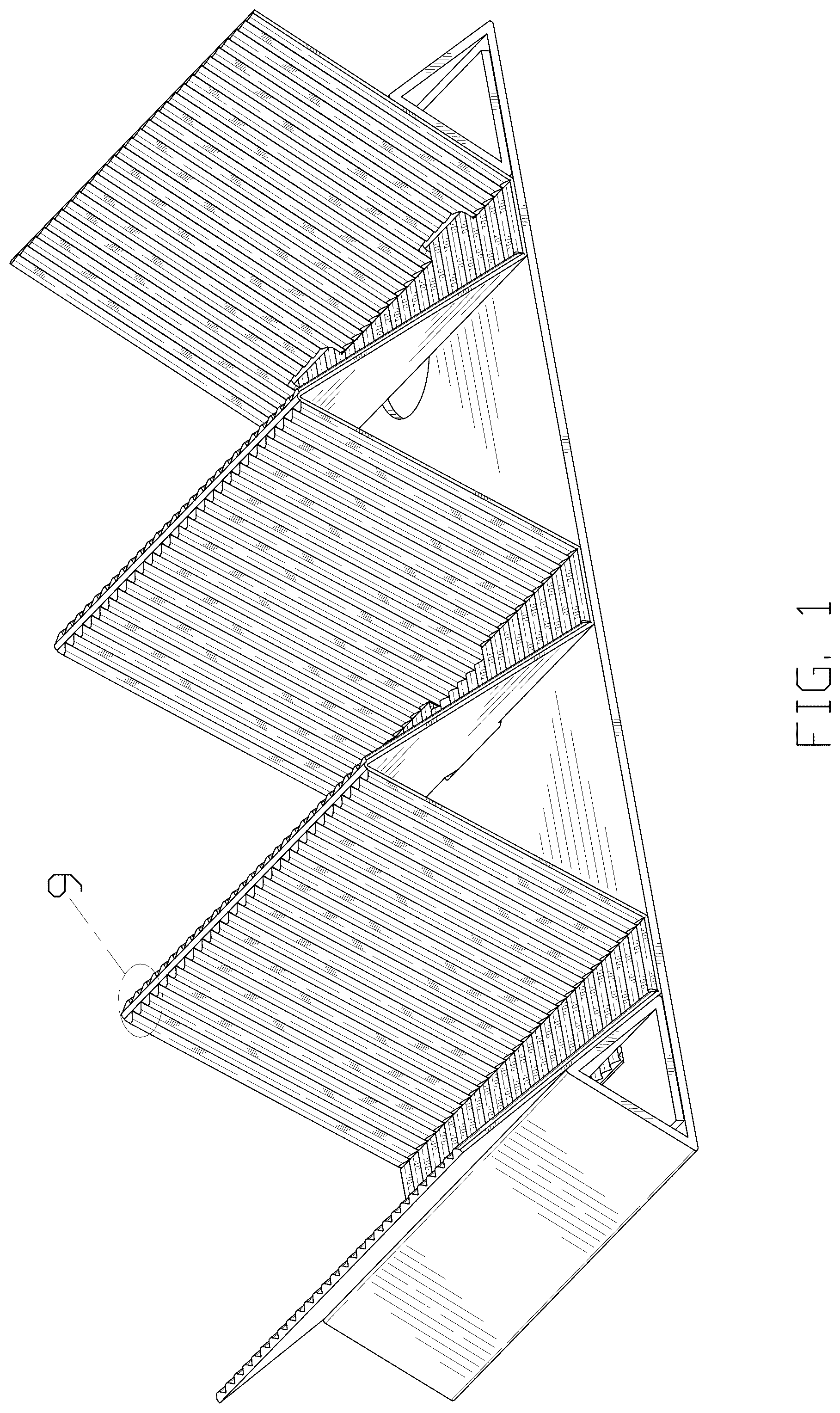 Patent USD1043245 — Disposable taco holder — Figure 1