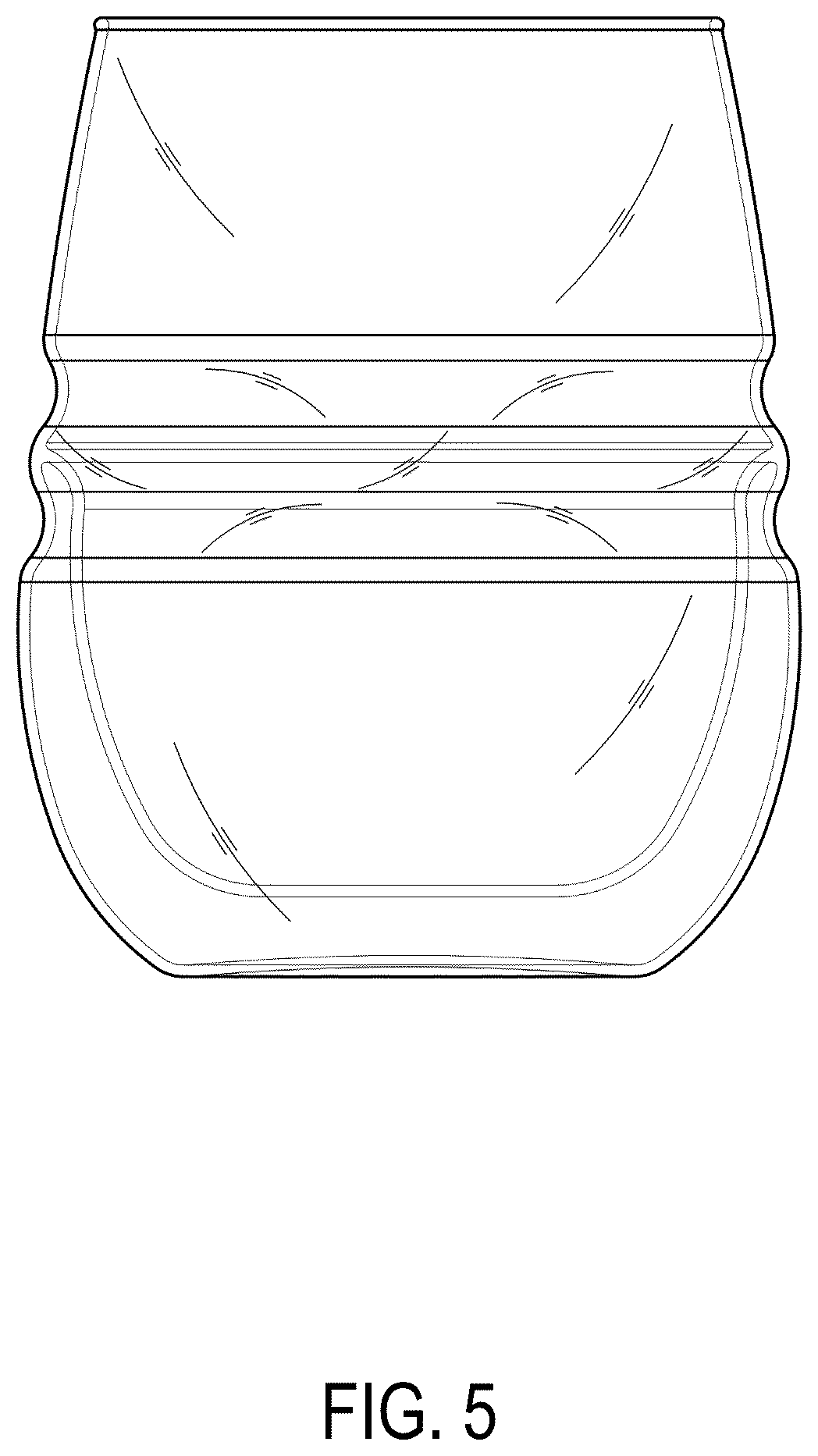 Patent USD1043251 Figure 5 – Tumbler