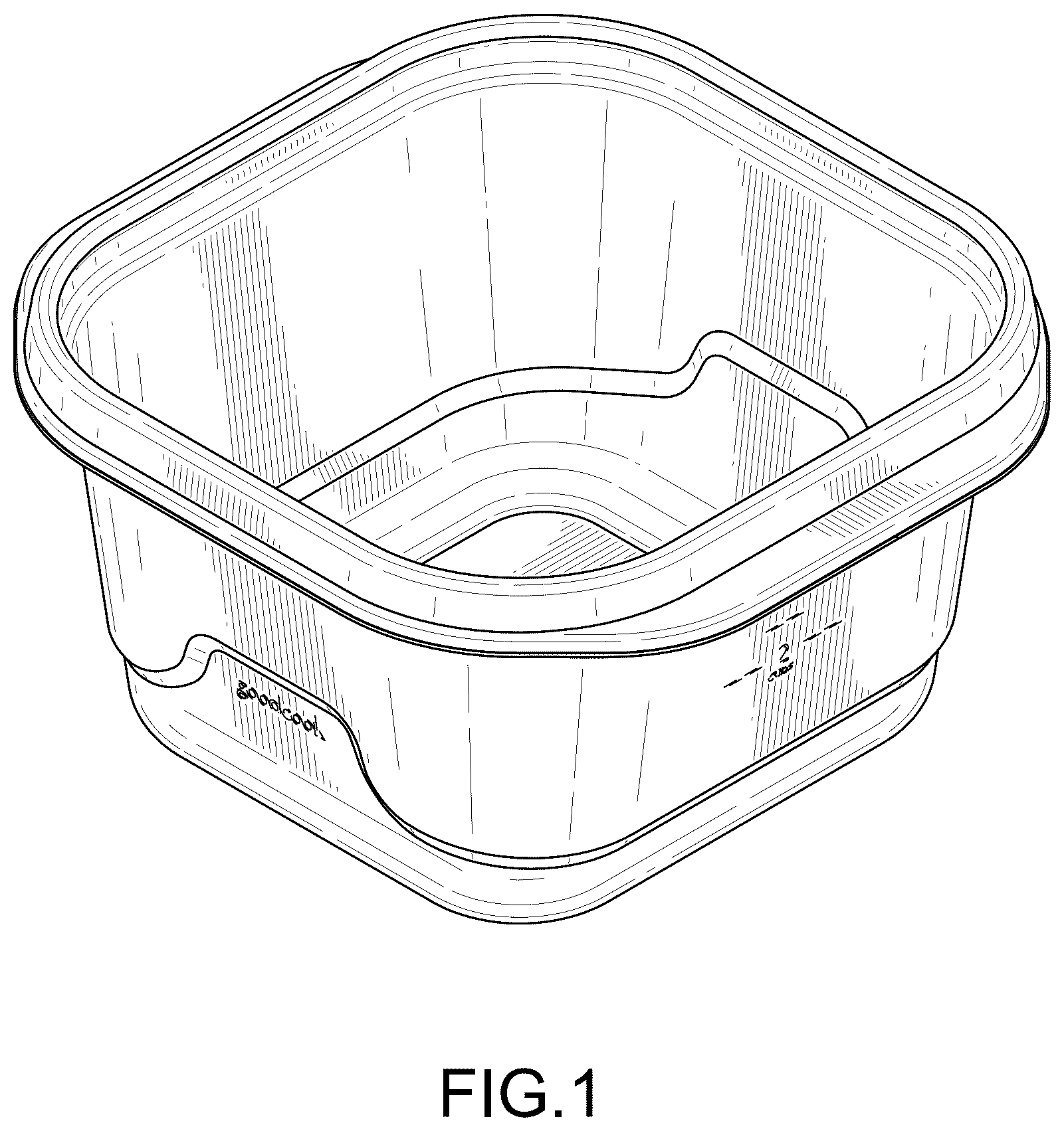 Patent USD1043261 — Container — Figure 1