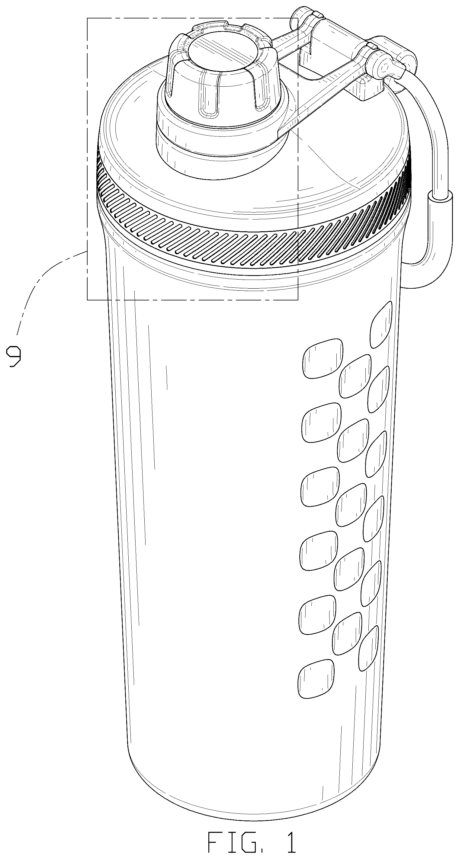 Patent USD1043265 — Bottle — Figure 1