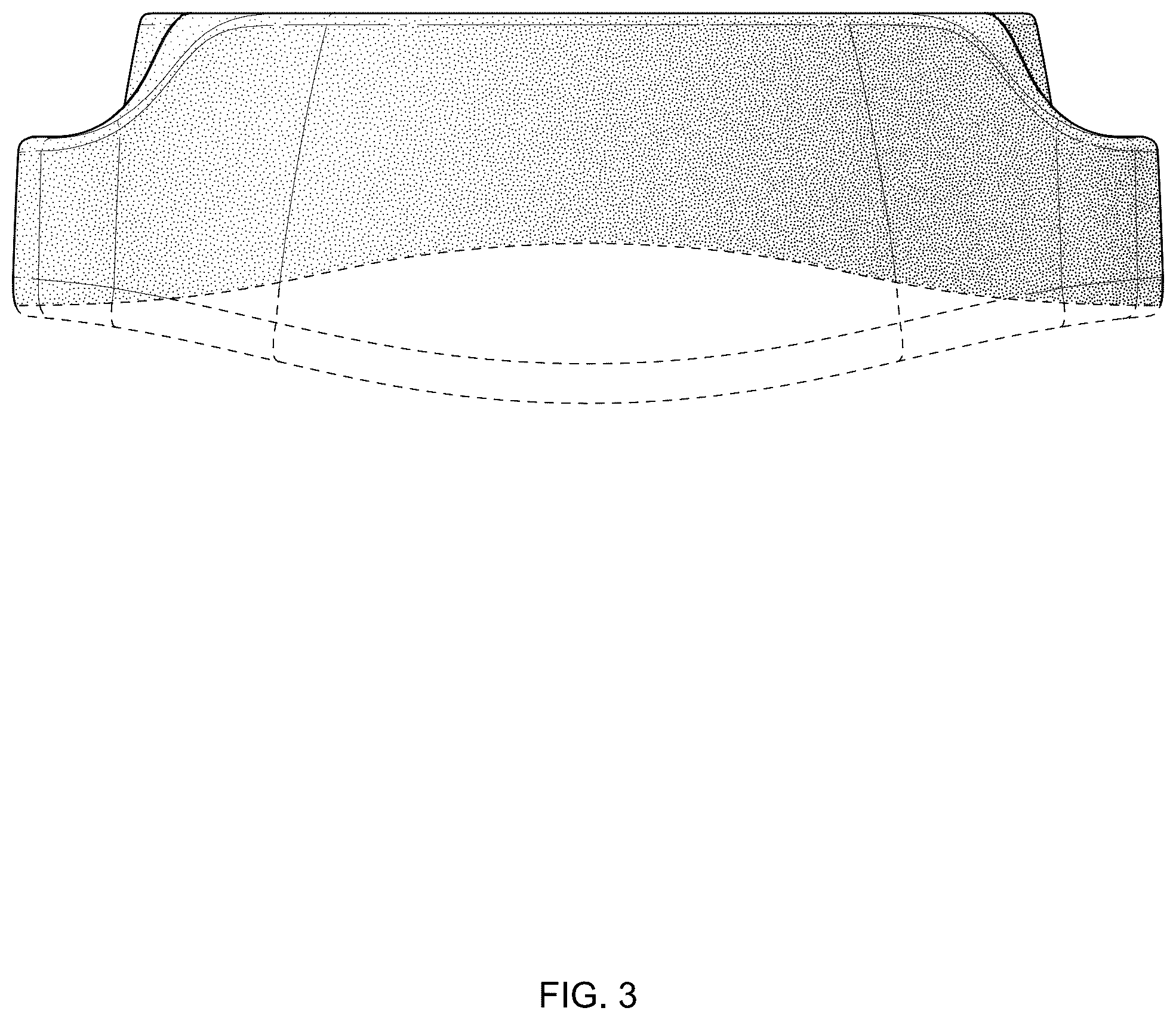 Patent USD1043266 Figure 3 – Bottle carrier