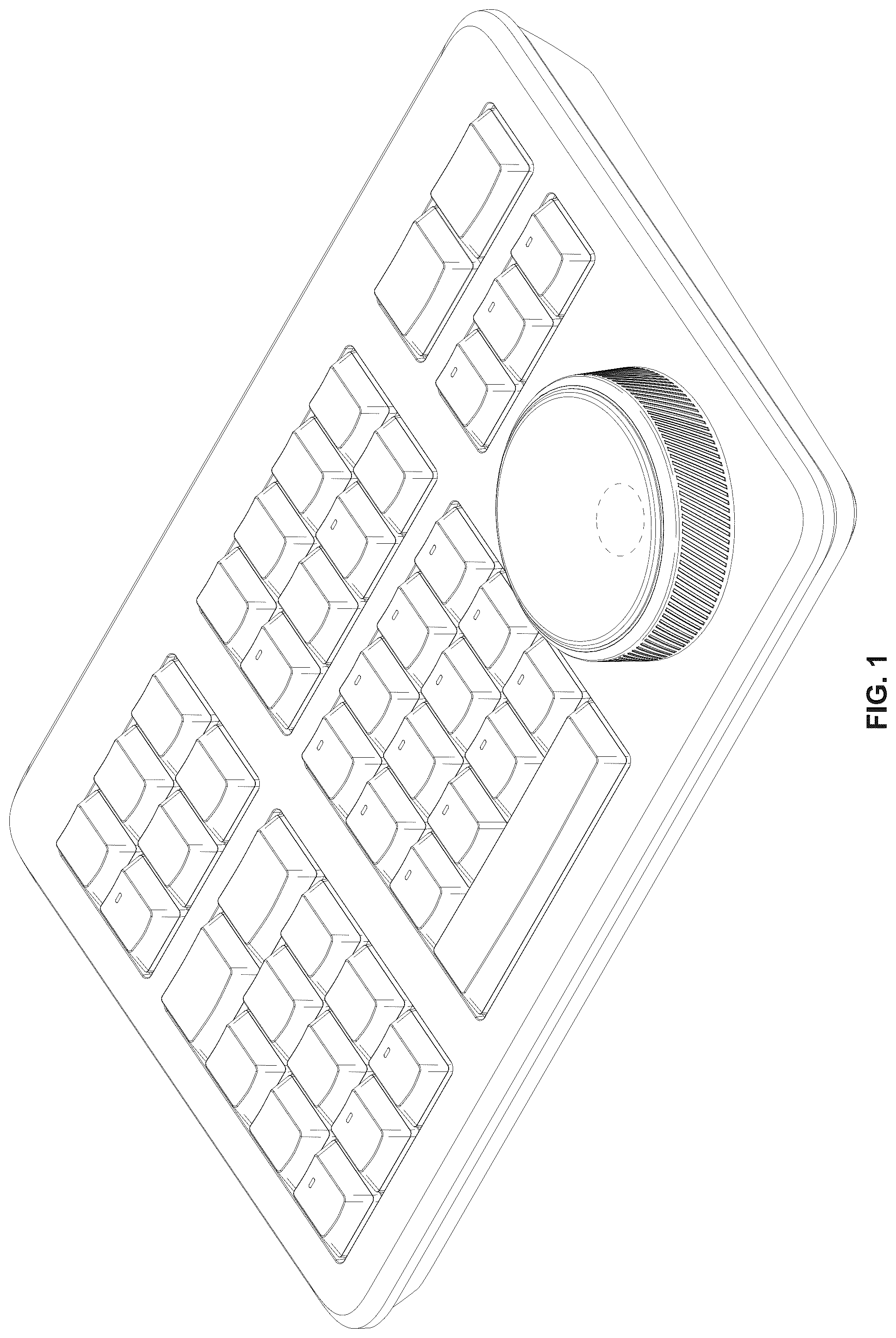 Patent USD1043268 Figure 1 – Media editing device