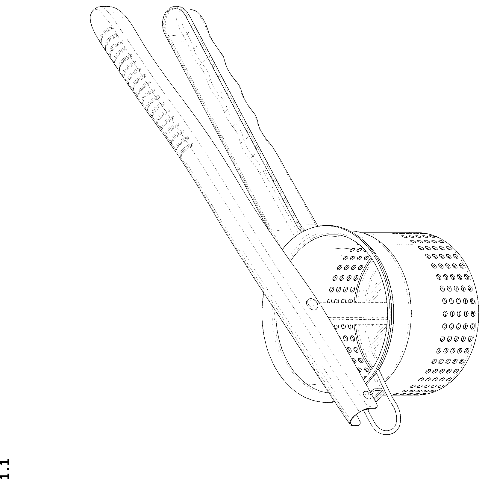 Patent USD1043272 — Potato masher — Figure 1