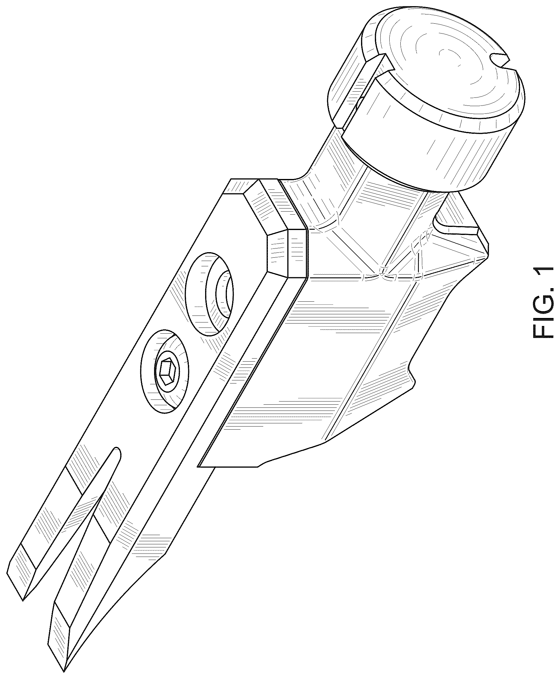 Patent USD1043302 — Hammer head — Figure 1