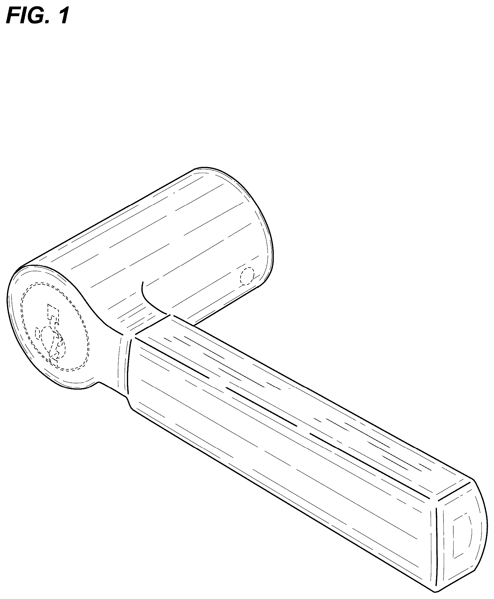 Patent USD1043307 — Lever — Figure 1