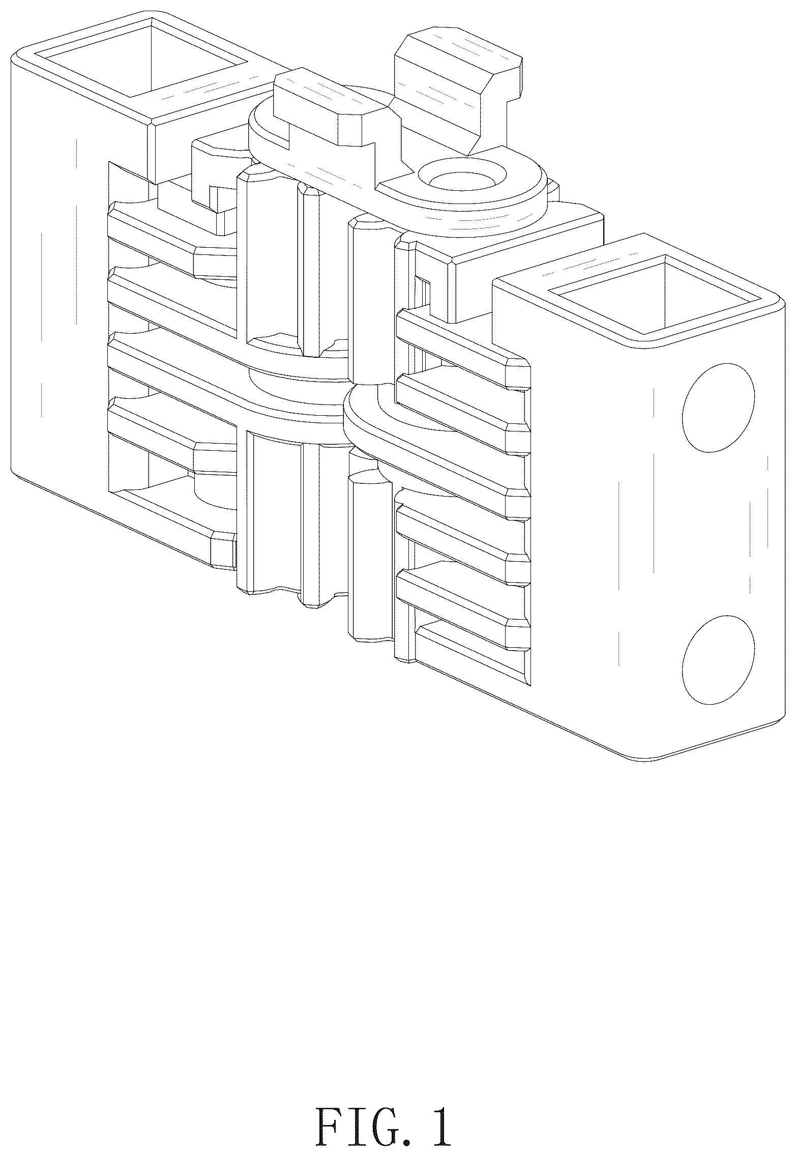 Patent USD1043315 — Latch for pet play pen — Figure 1