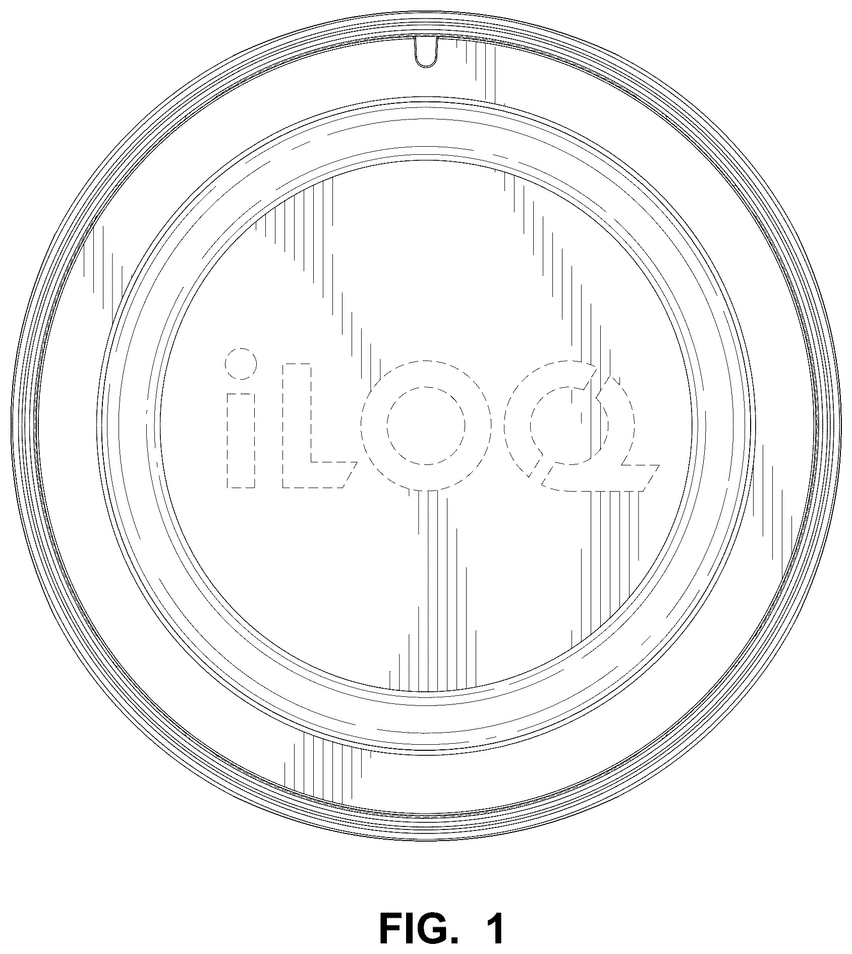Patent USD1043318 — Lock — Figure 1