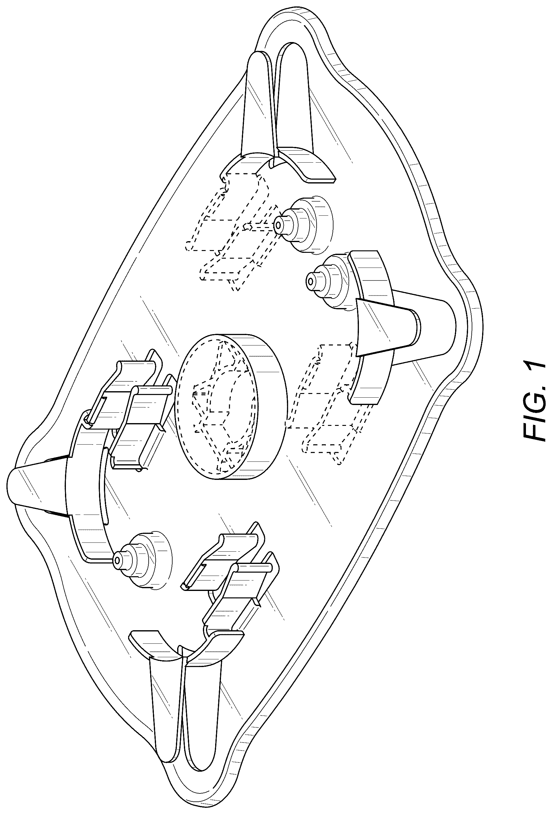 Patent USD1043319 — Tray for storing optical fiber — Figure 1