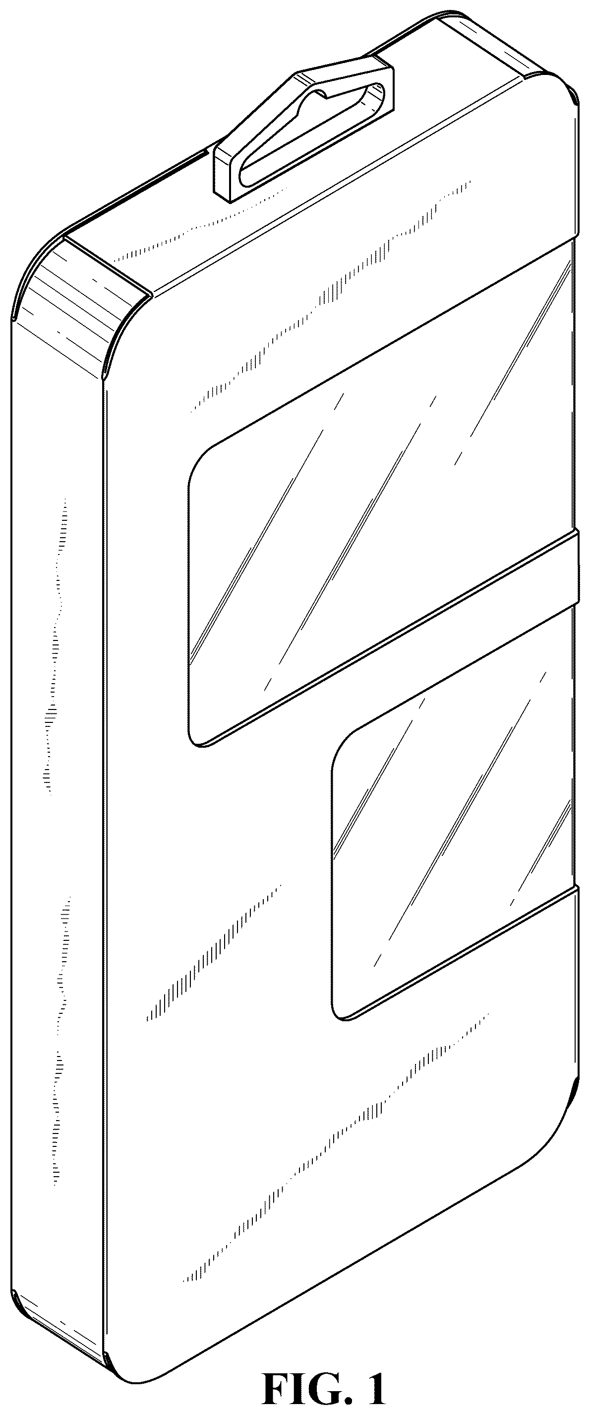 Patent USD1043328 — Hangable package — Figure 1