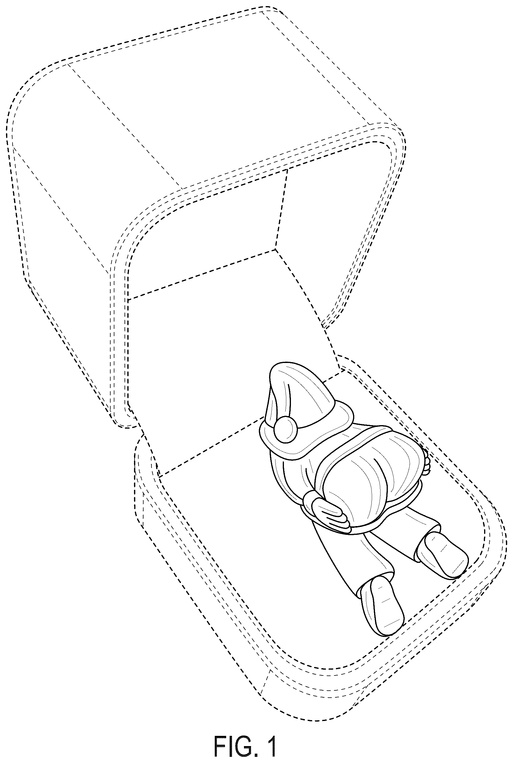 Patent USD1043333 — Ring box with Santa Claus — Figure 1