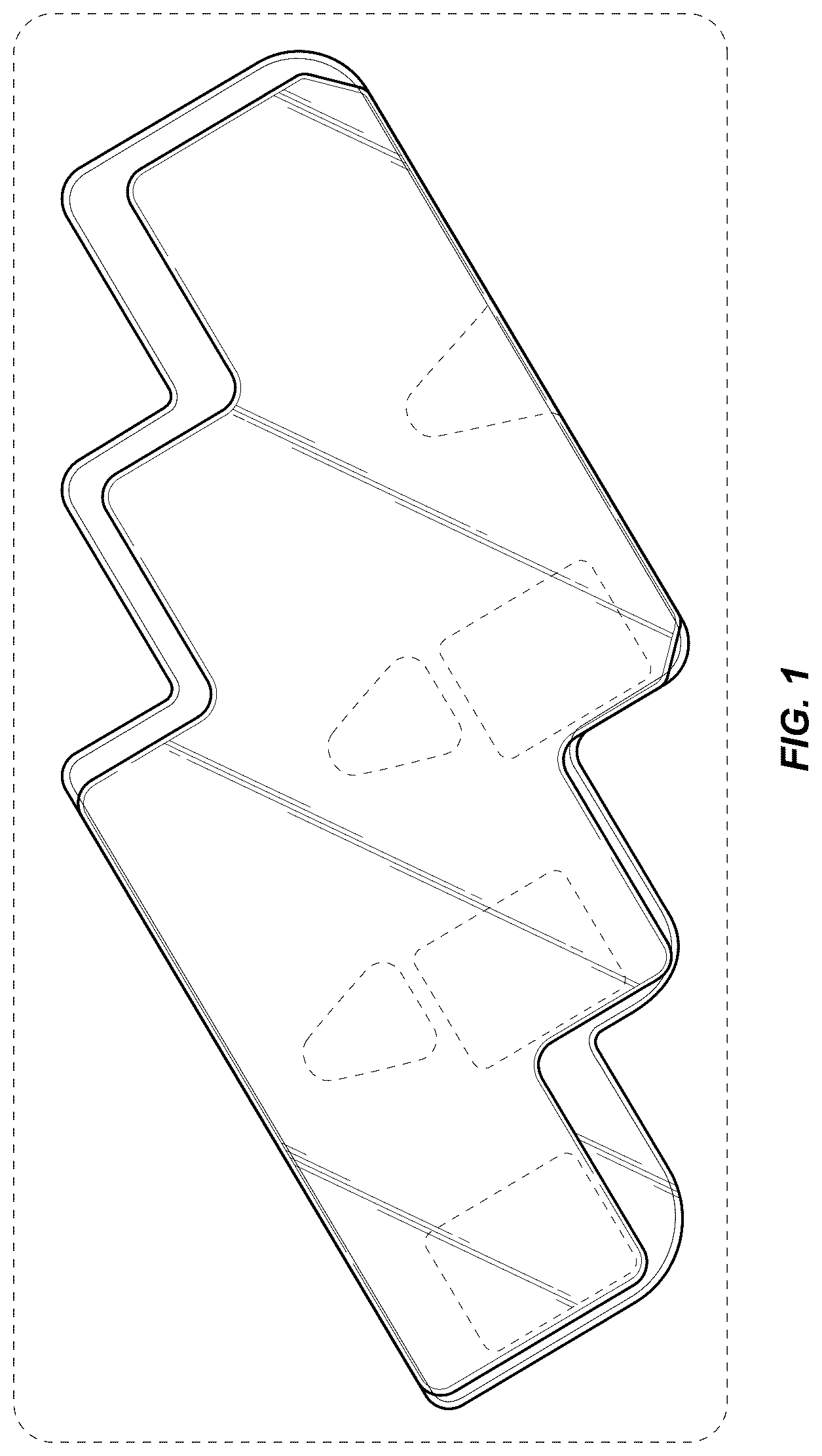 Patent USD1043334 — Eyewear packaging — Figure 1