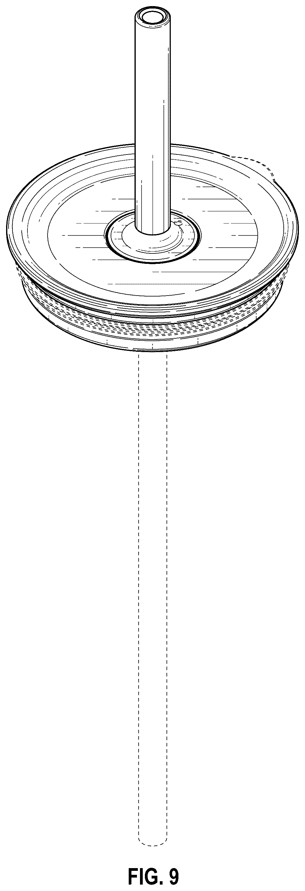 Patent USD1043340 Figure 8 – Lid