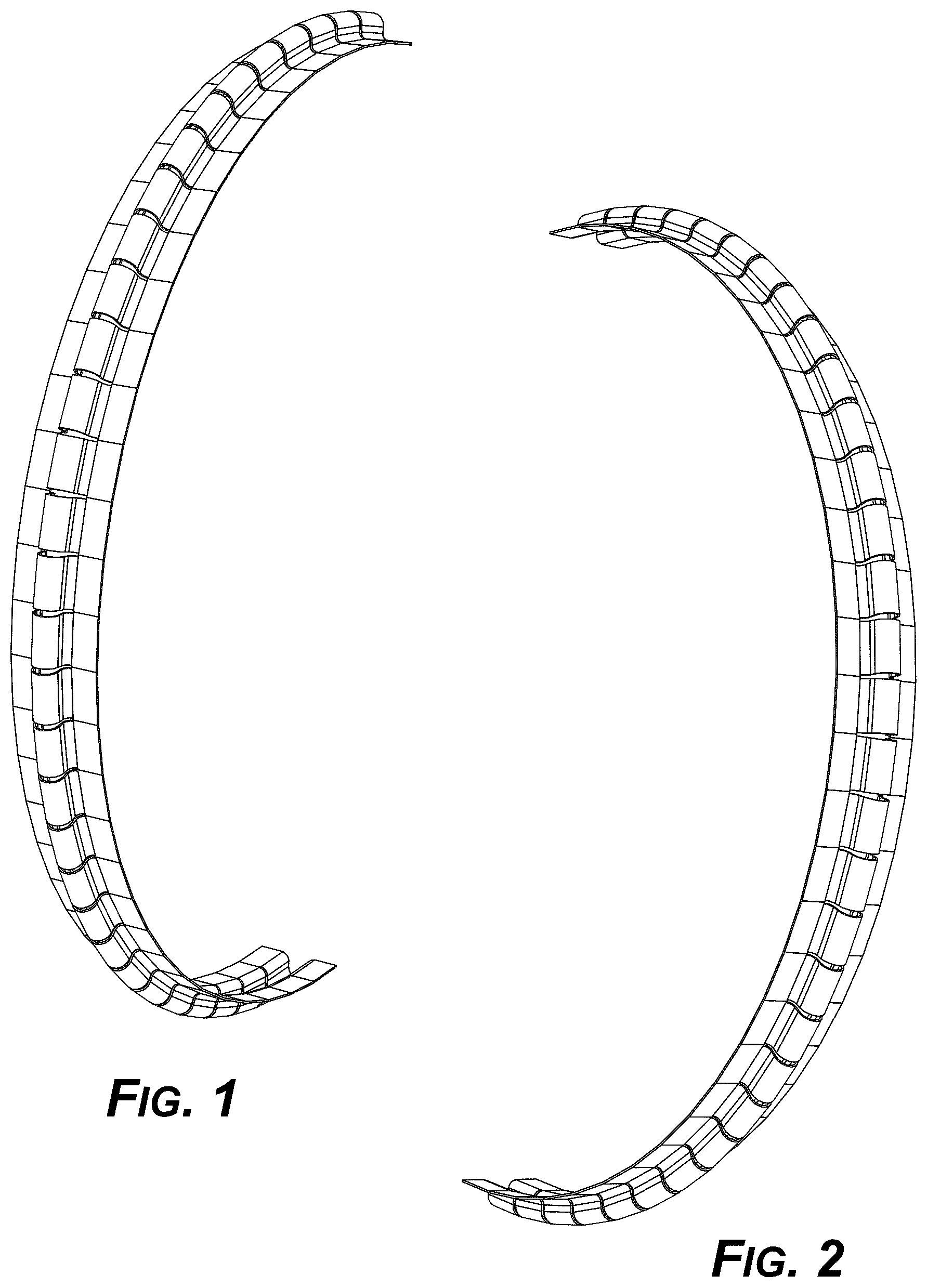 Patent USD1043343 — Multi-slit packaging element — Figure 1