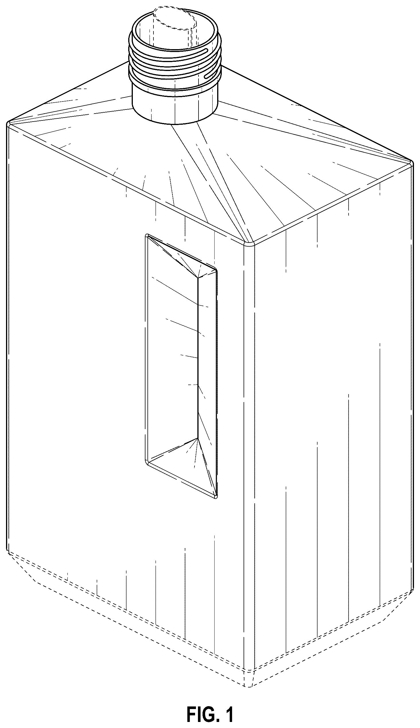 Patent USD1043345 Figure 1 – Container for laundry detergent