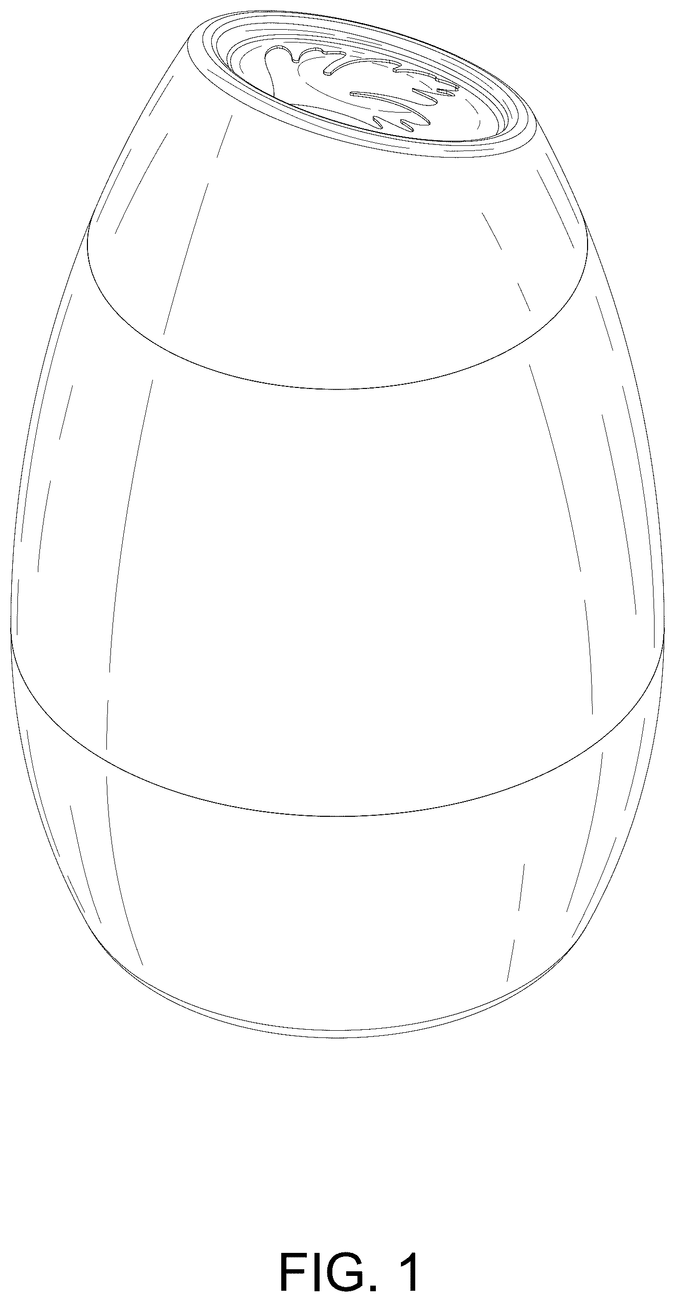 Patent USD1043346 — Bottle — Figure 1
