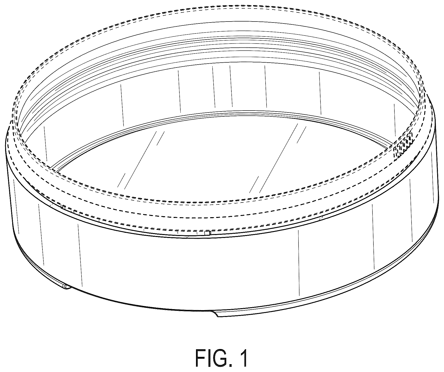 Patent USD1043350 Figure 1 – Container