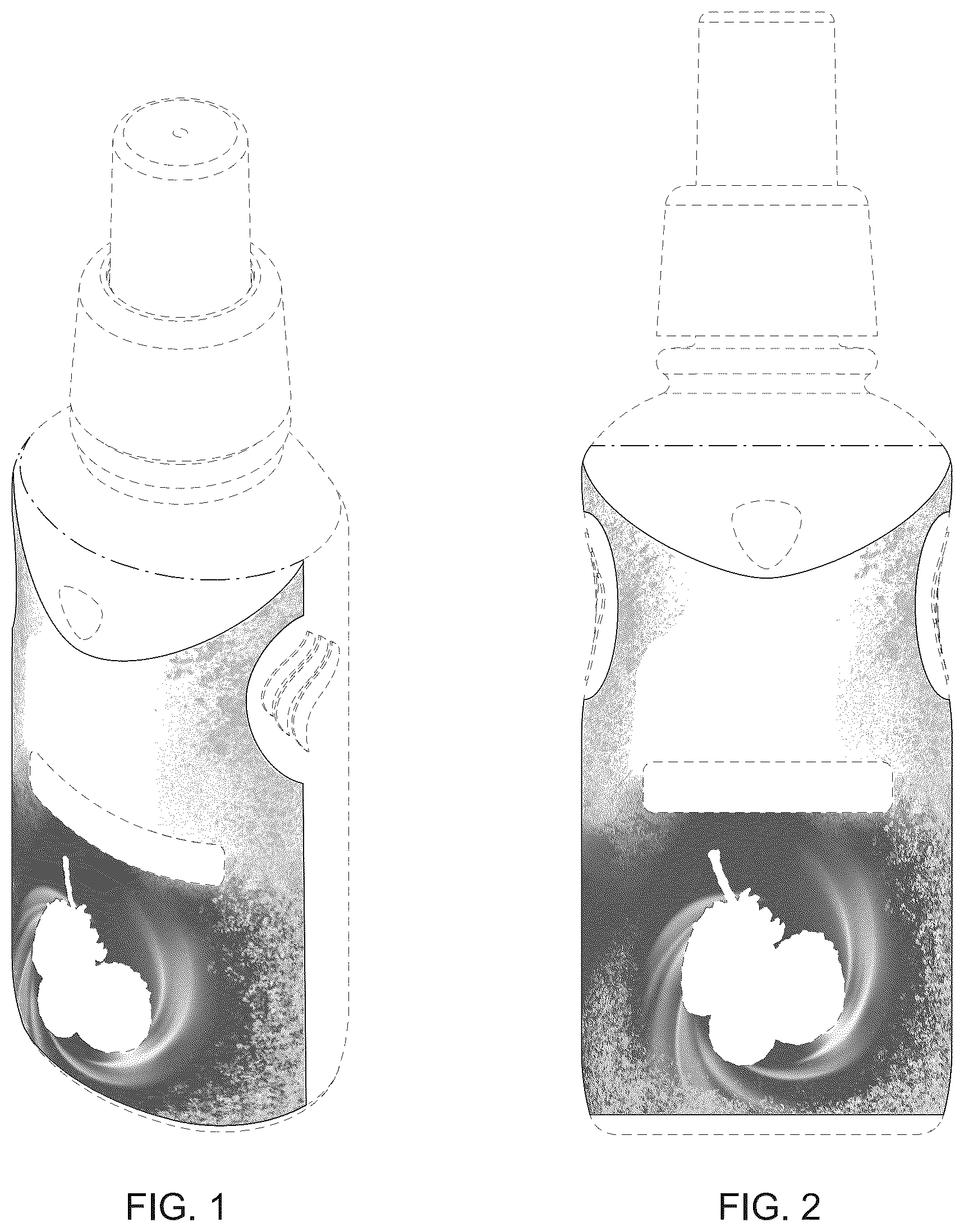 Patent USD1043351 Figure 1 – Over the counter medicinal container with surface ornamentation