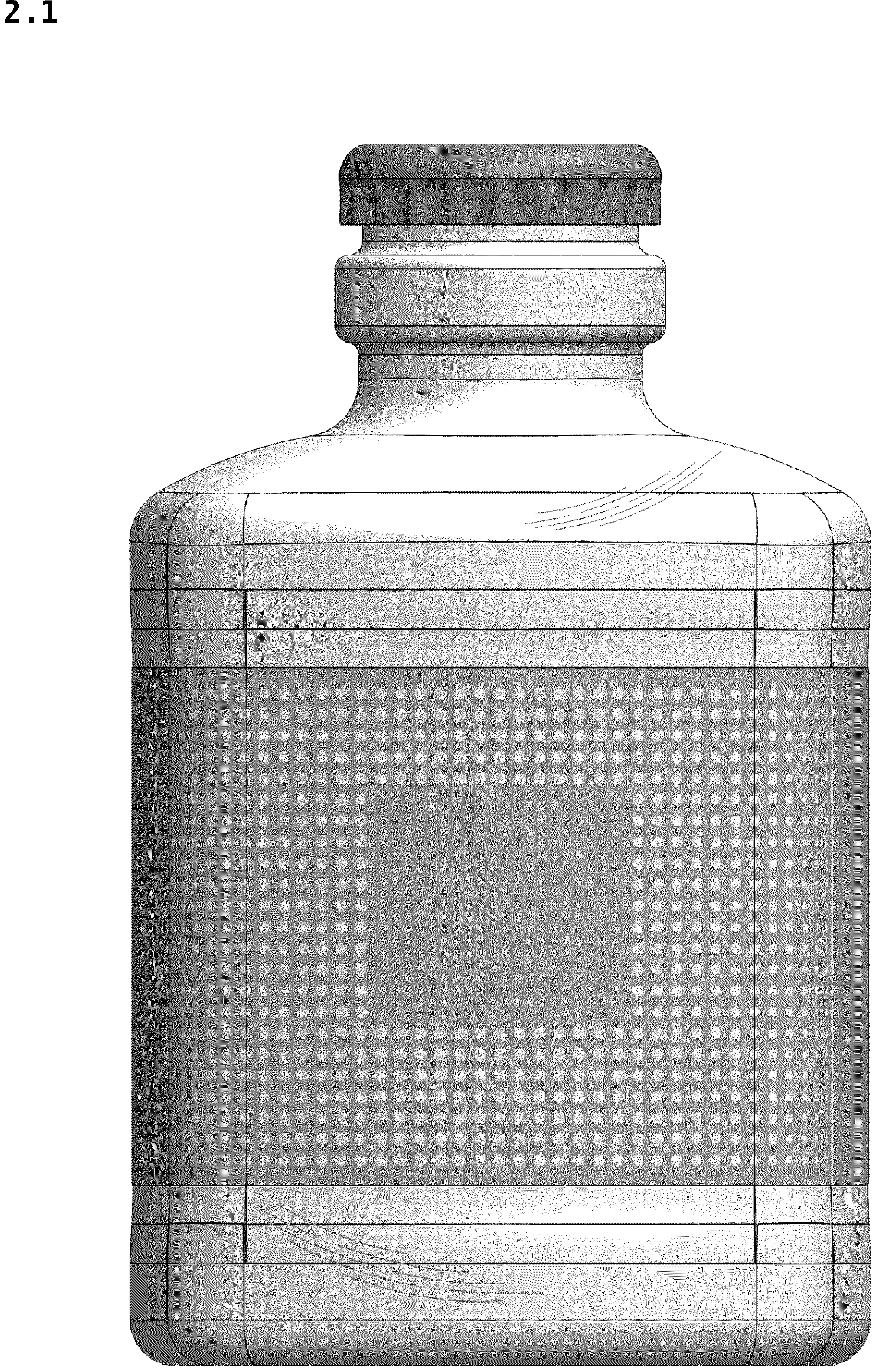 Patent USD1043353 — Bottle — Figure 1