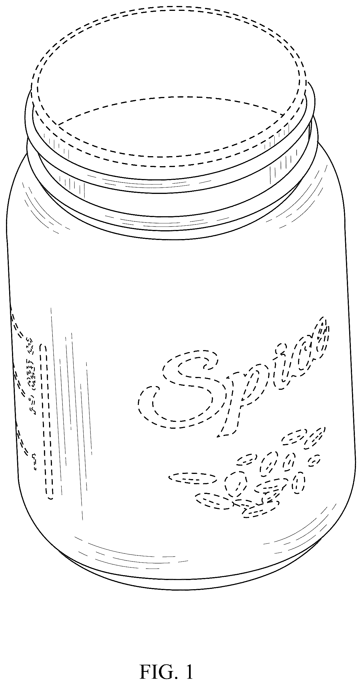Patent USD1043354 — Round bottle — Figure 1