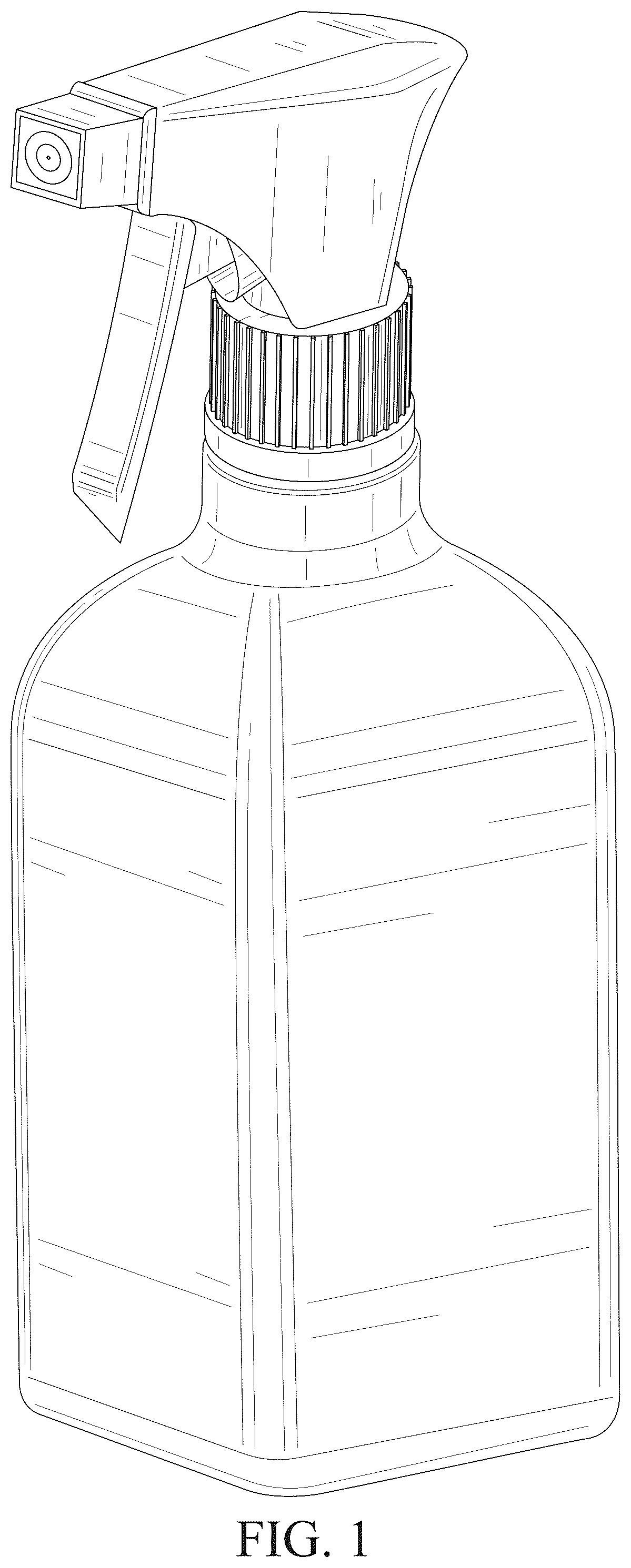 Patent USD1043358 Figure 1 – Bottle