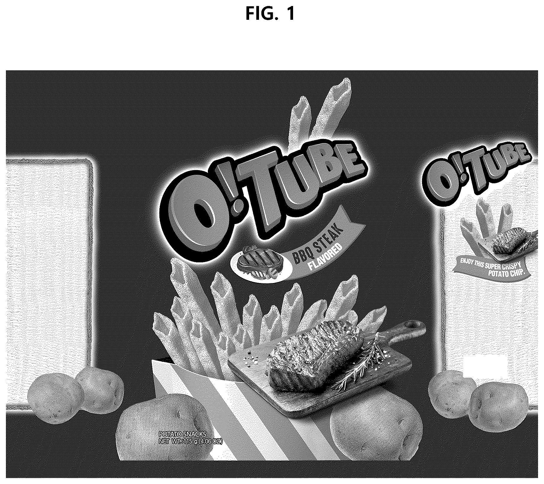 Patent USD1043365 — Snack packaging — Figure 1