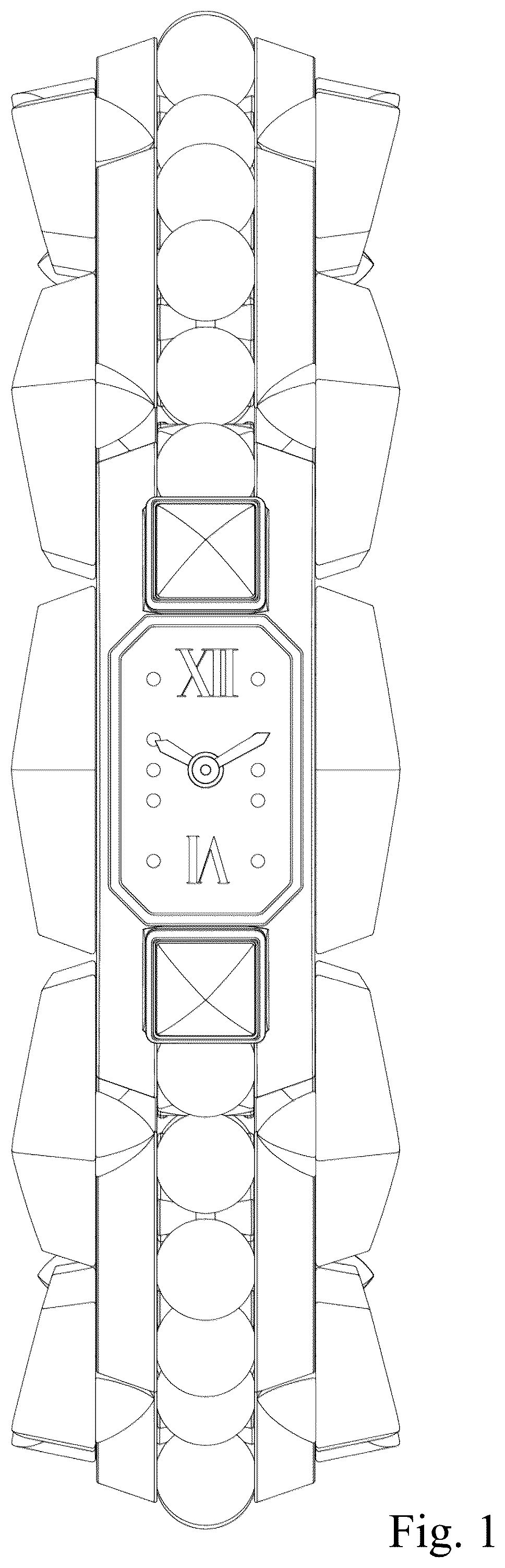 Patent USD1043374 — Wristwatch — Figure 1