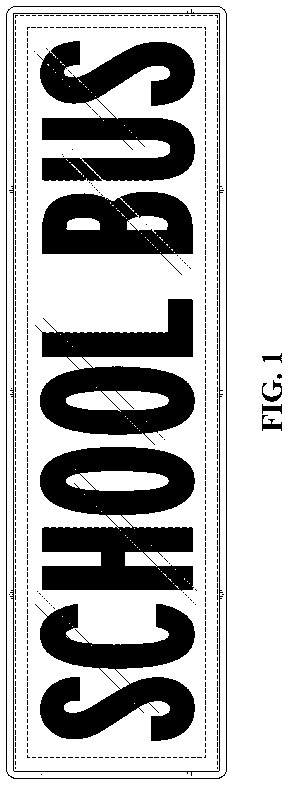 Patent USD1043397 Figure 1 – LED light panel