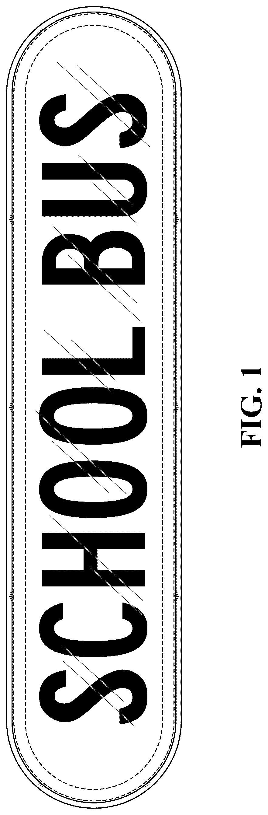 Patent USD1043399 Figure 1 – LED light panel