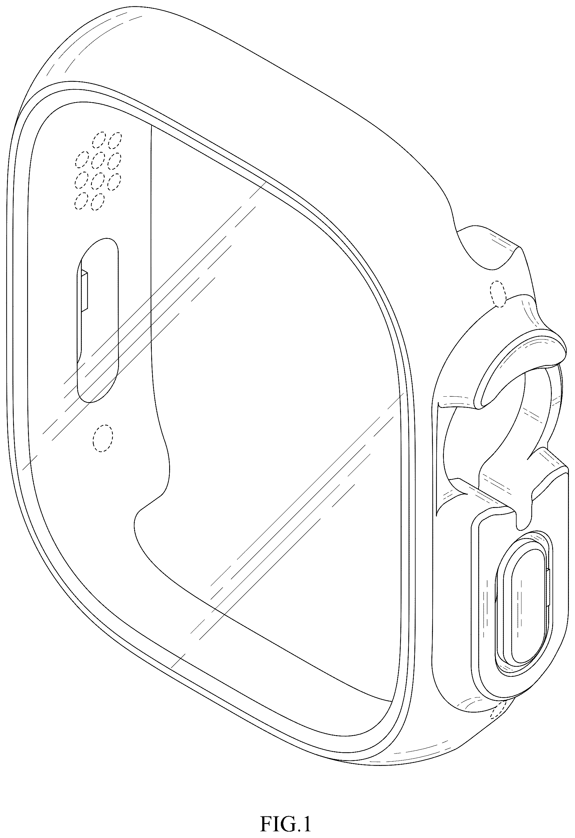 Patent USD1043405 — Protective case for a watch — Figure 1