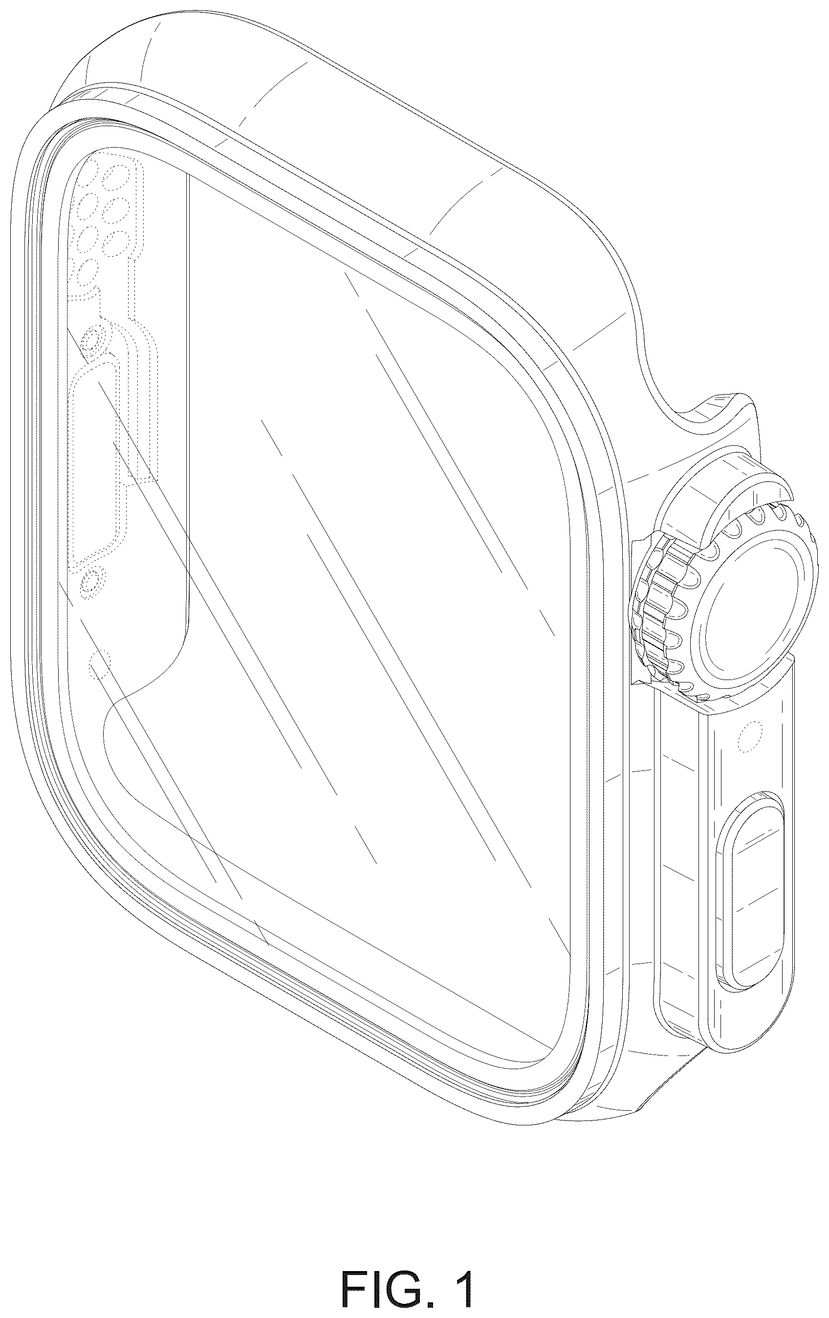 Patent USD1043406 — Protective case for a watch — Figure 1